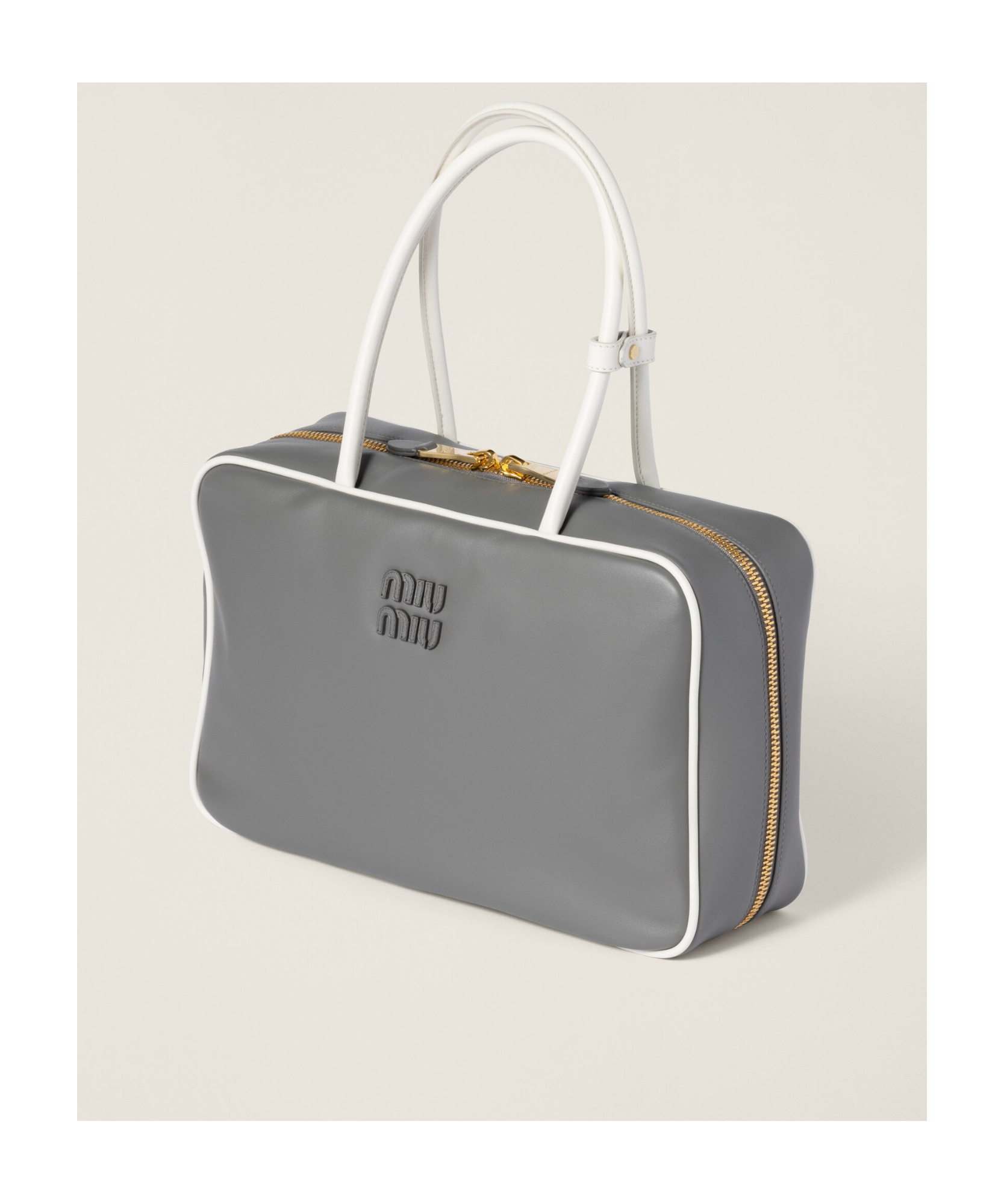 Miu Miu Beau Handbag In Gray