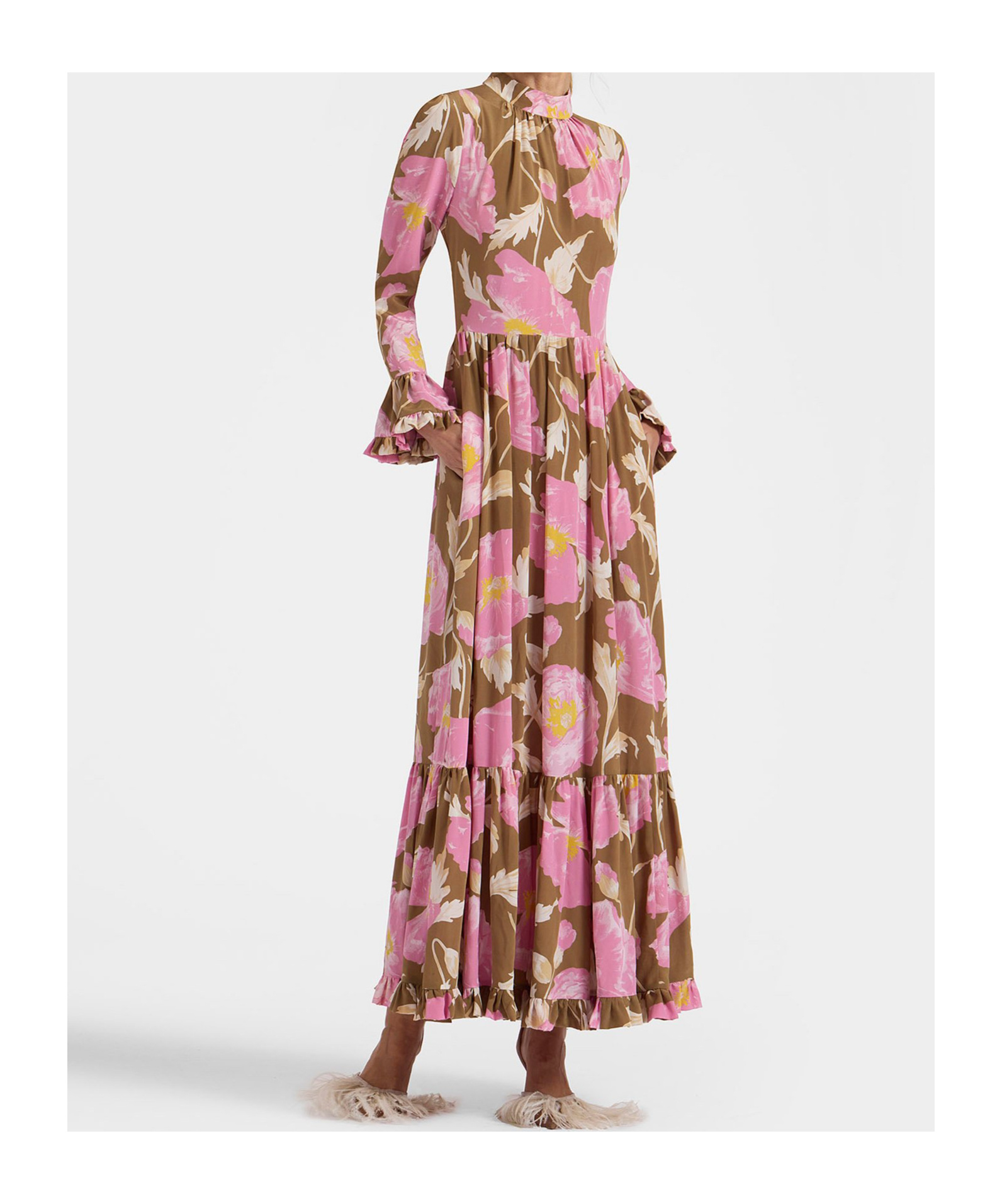 La Doublej La Double J Visconti Dress In Pink