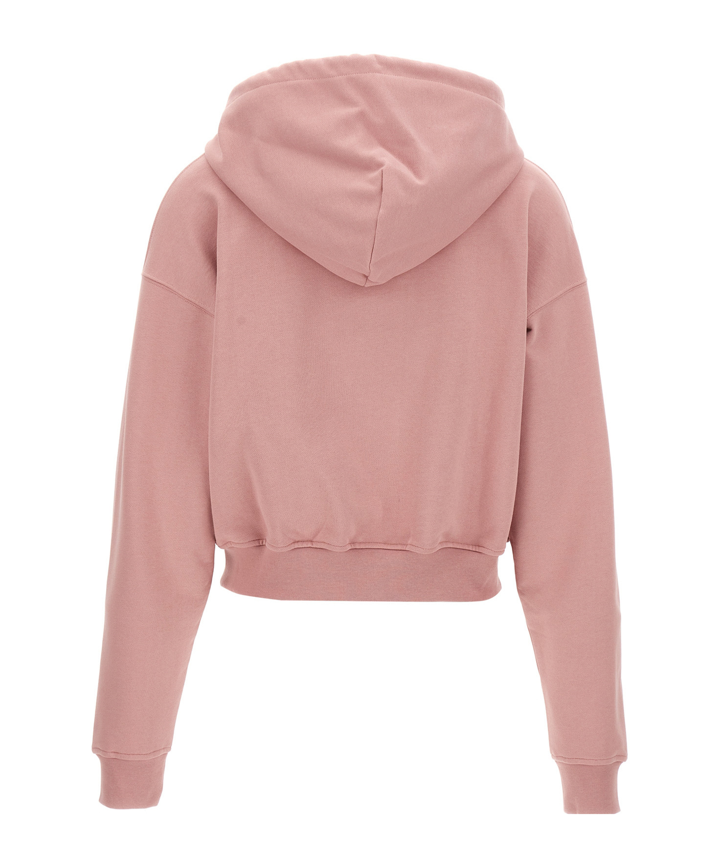 Moschino Hooded Sweater In Pink