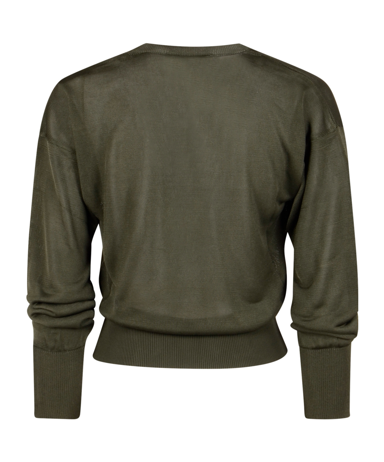 Ami Alexandre Mattiussi Sweater Ami Paris Woman Color Green In Green