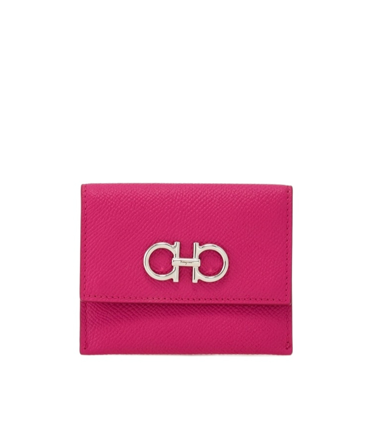 Ferragamo Gancini Cardholder In Pink