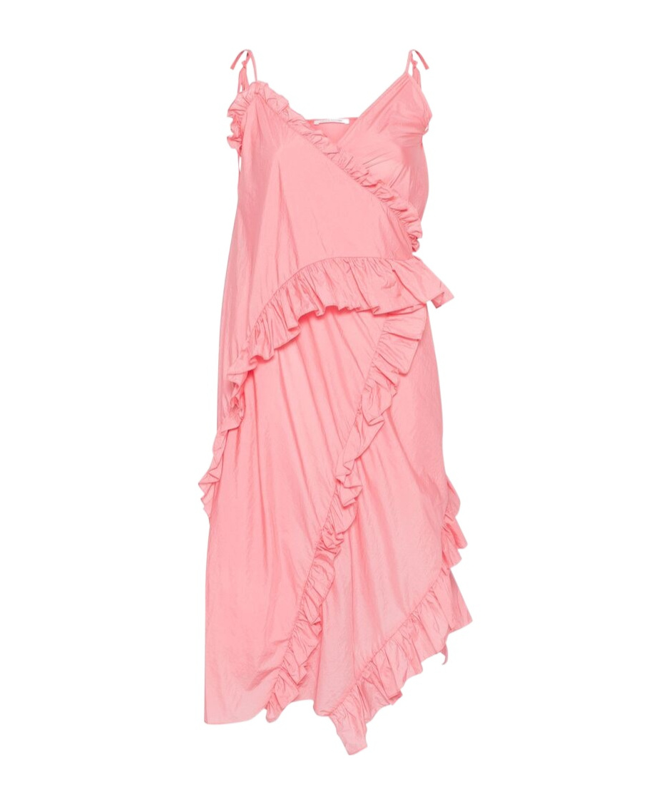 Cecilie Bahnsen Amilia Dress Shiki Light Taffeta Sorbet In Rose