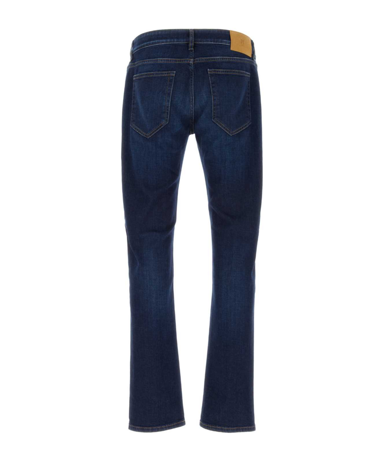Pt Torino Stretch Denim Swing Jeans In Blue
