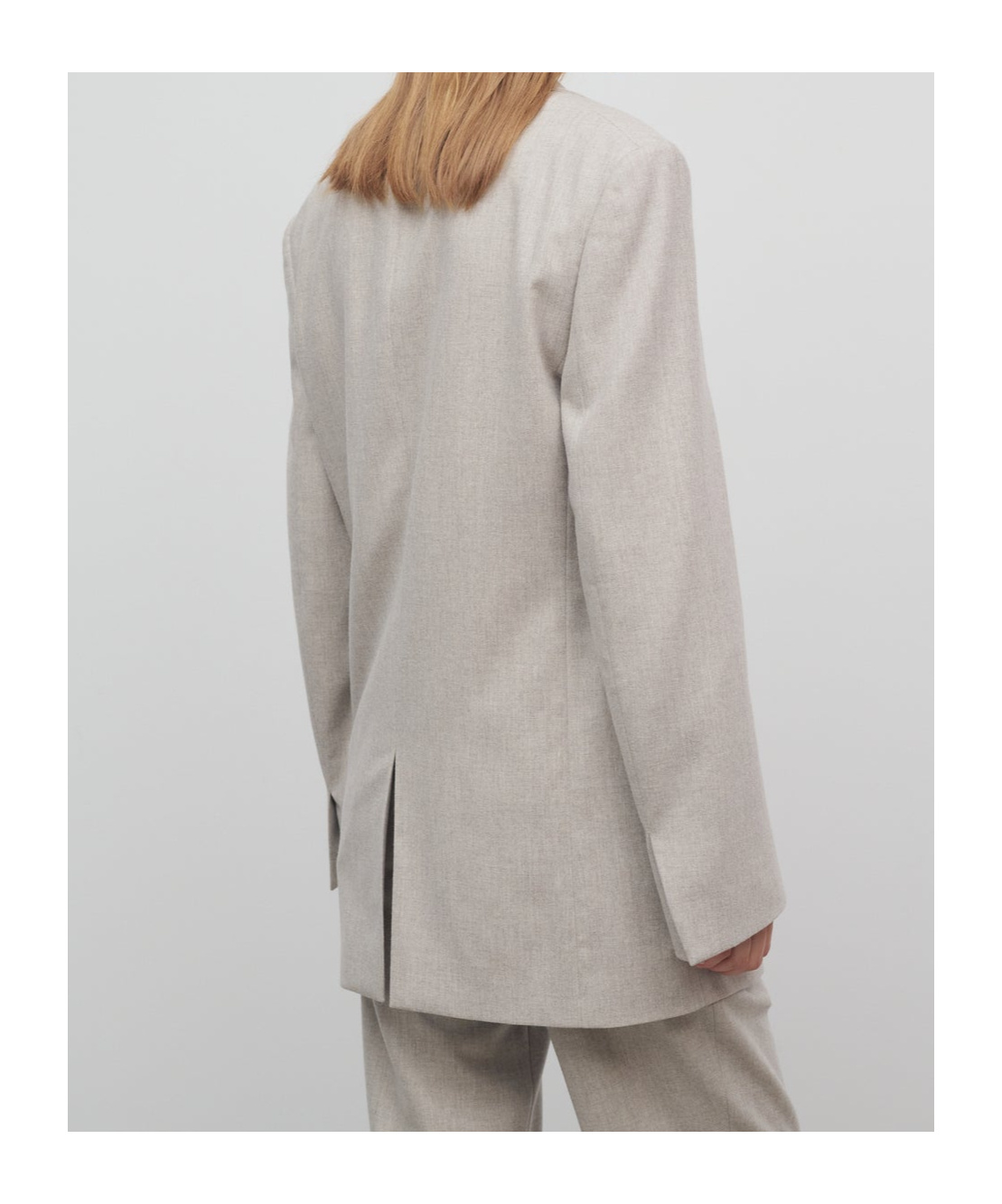 The Row Wool And Cashmere Suit Coat In Nude