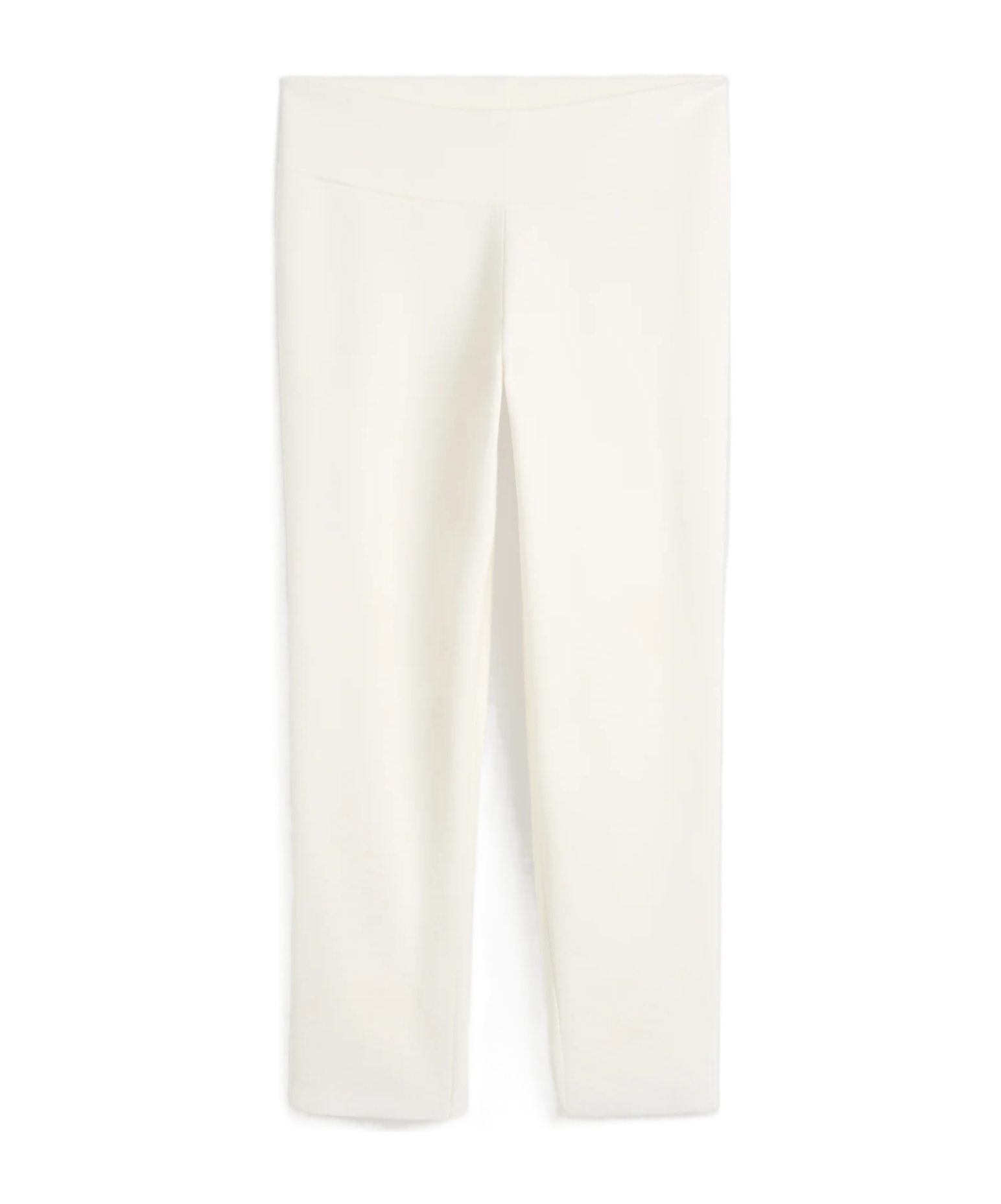 Totême Three-quarter Knitted Leggings In White