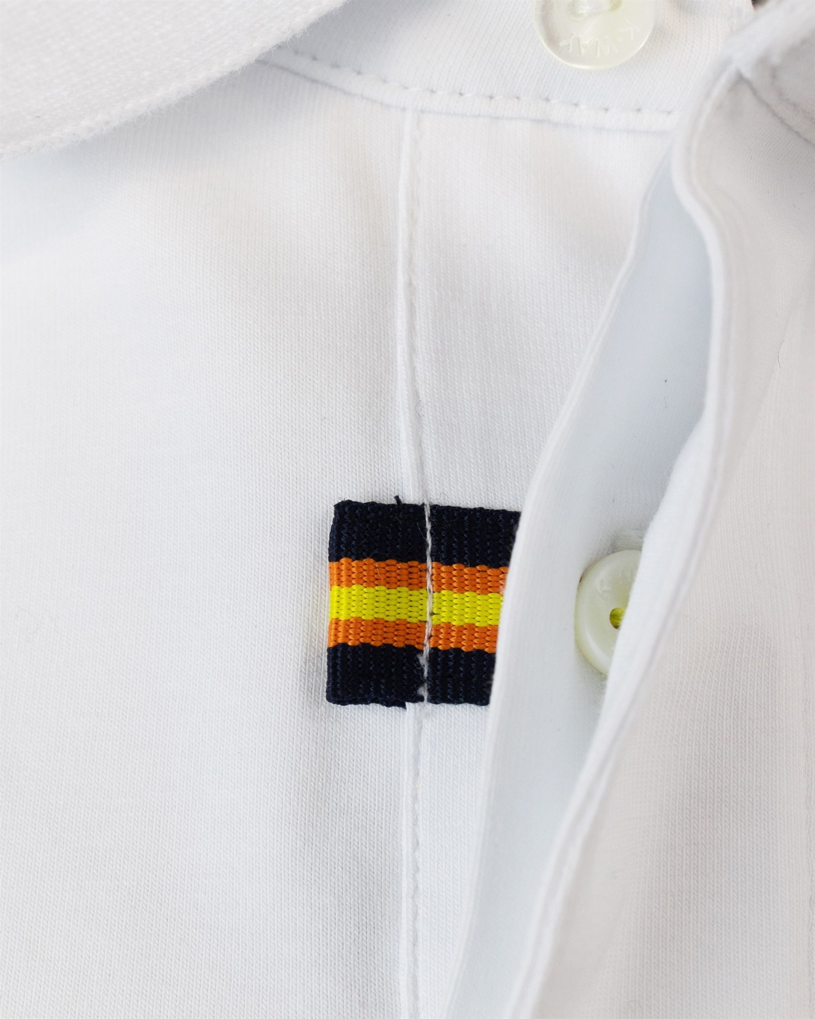 Shop K-way Short-sleeved Polo Shirt In White