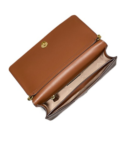 Michael Kors Jet Set Medium Signature Logo Crossbody Bag In Multi