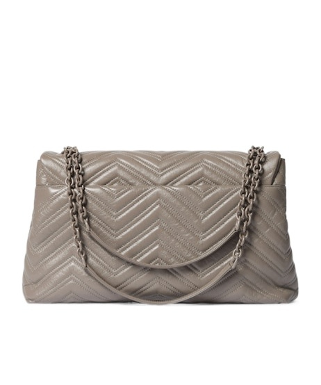 Gucci Gg Marmont Large Shoulder Bag In Gray
