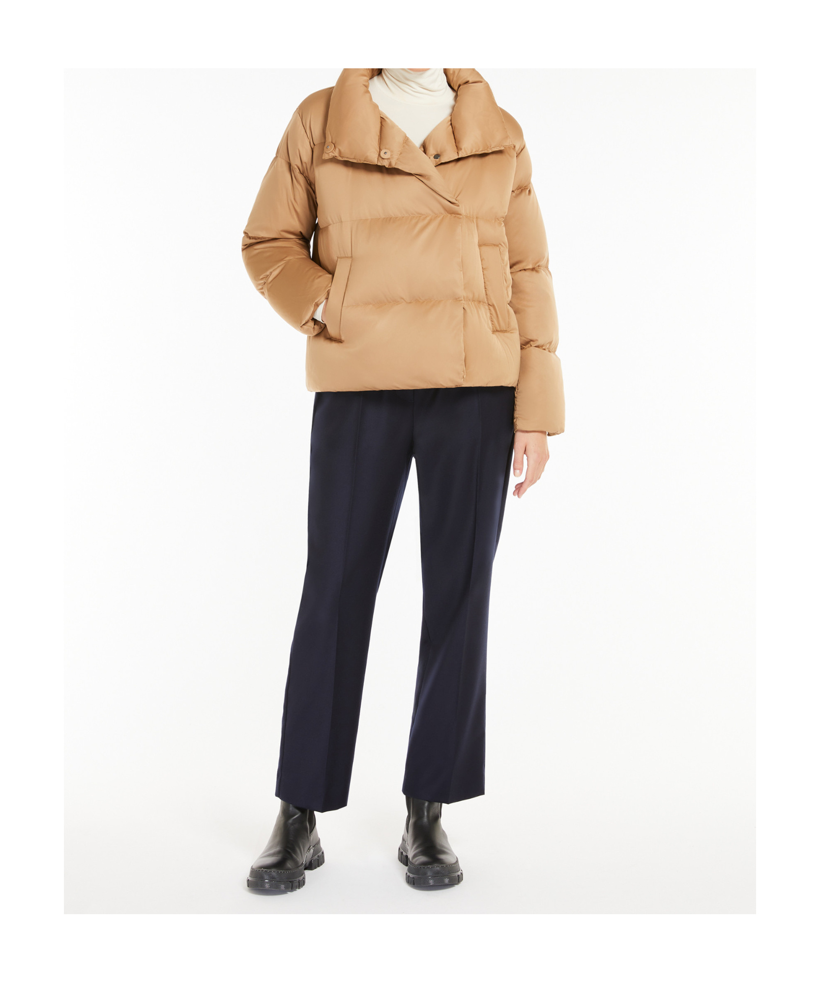 WEEKEND MAX MARA LONG-SLEEVED DOWN JACKET 