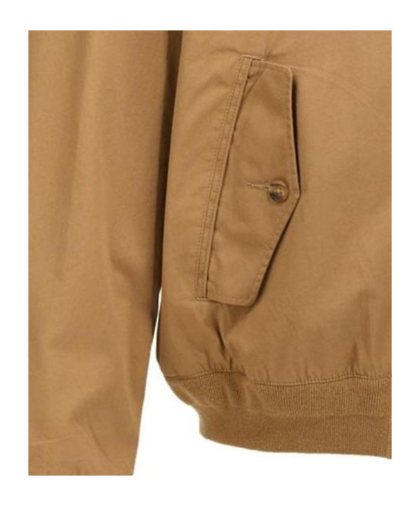 Polo Ralph Lauren Embroidered Logo Bomber Jacket In Neutral