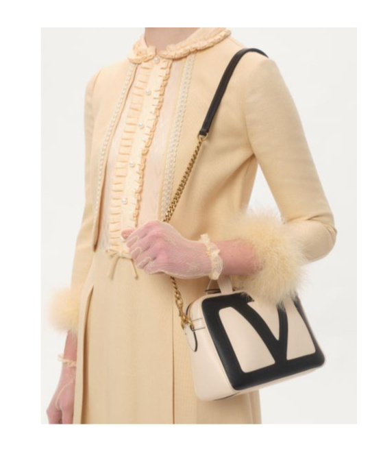 Valentino "viva Superstar" Handbag In White