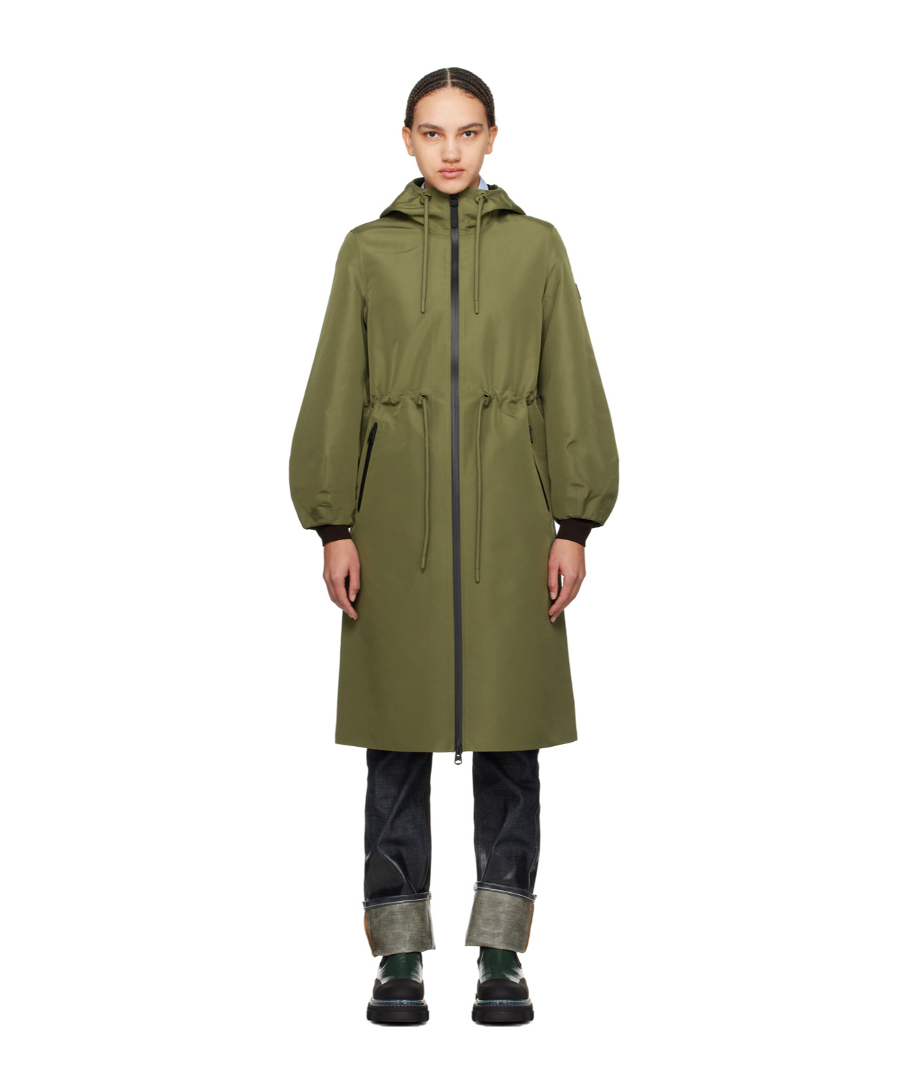 Mackage Khaki Meckelle Jacket In Green