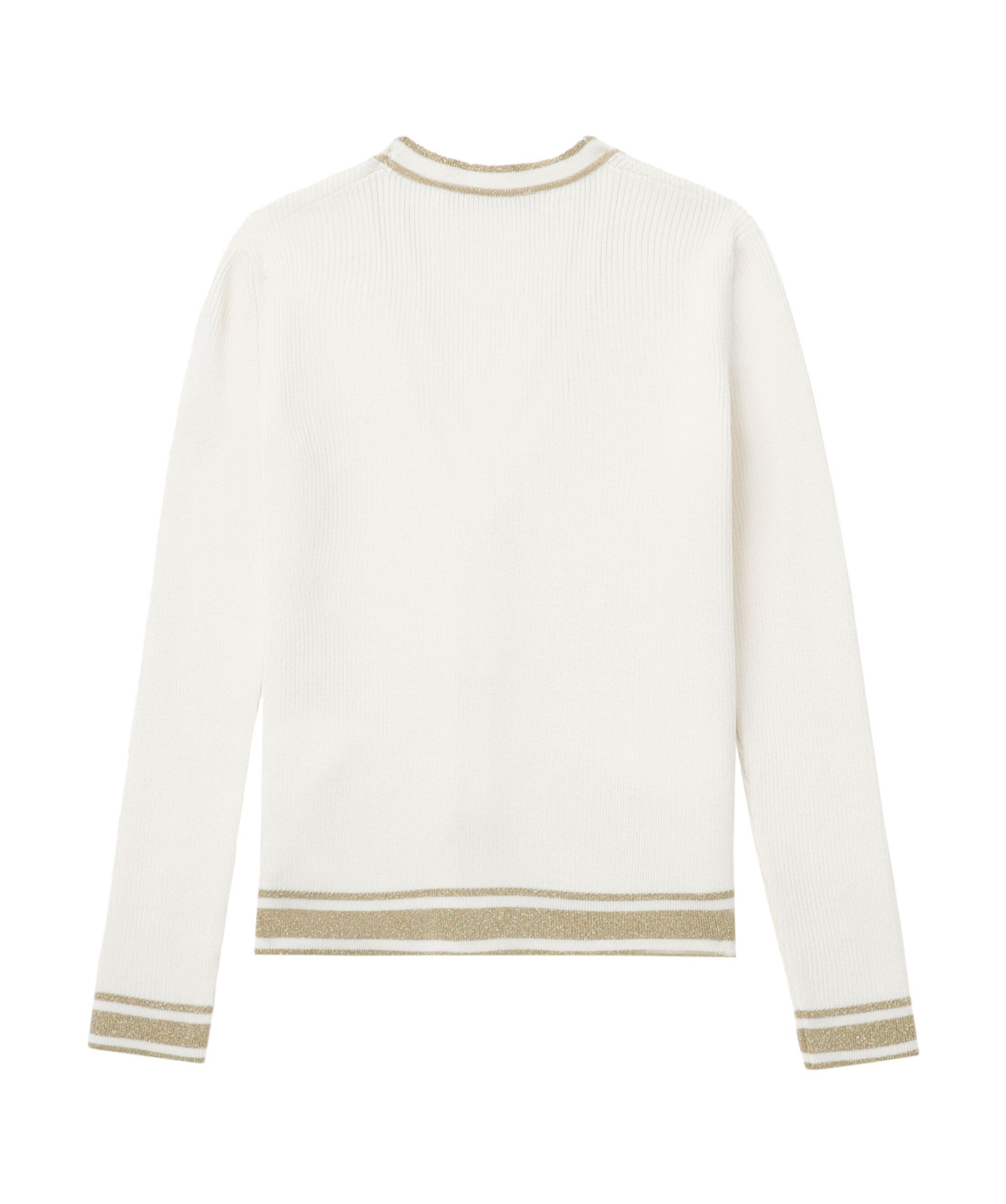 Alessandra Rich Cable-knit Cardigan In White