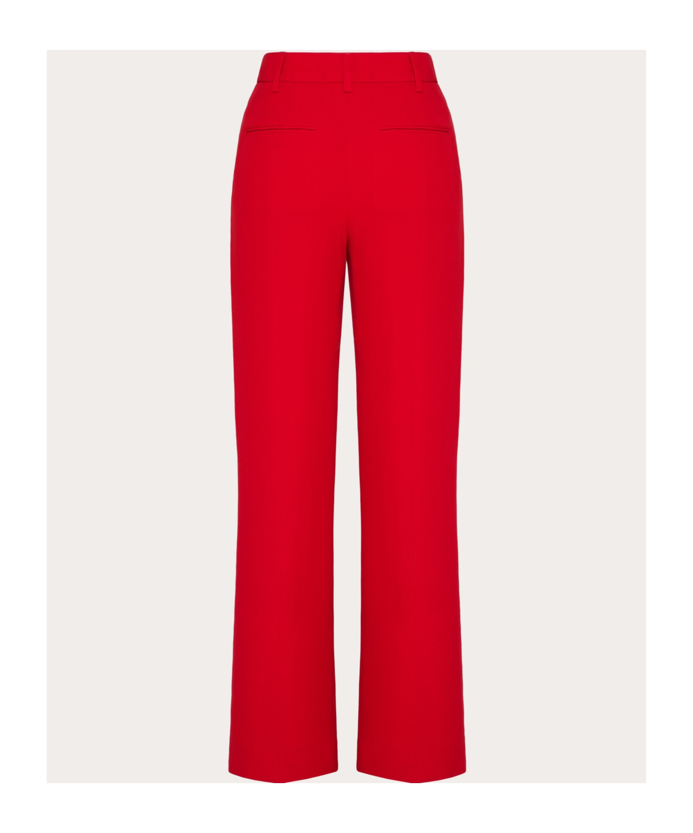 Valentino Cady Couture Trousers Woman Red 36 In Red