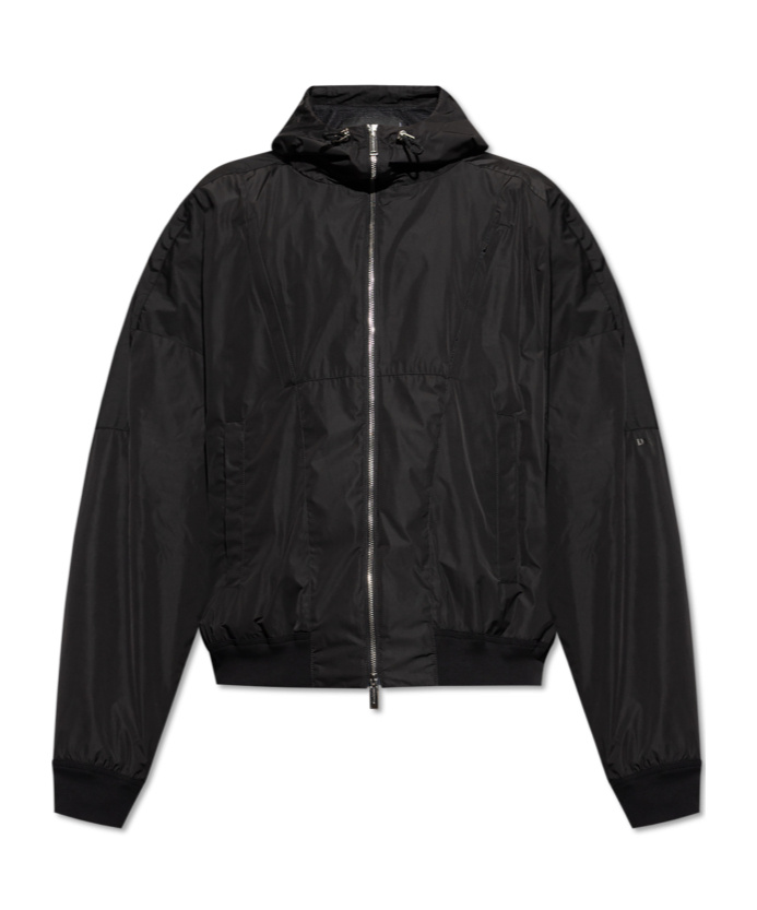 Dsquared2 Long Sleeve Casual Jacket In Black