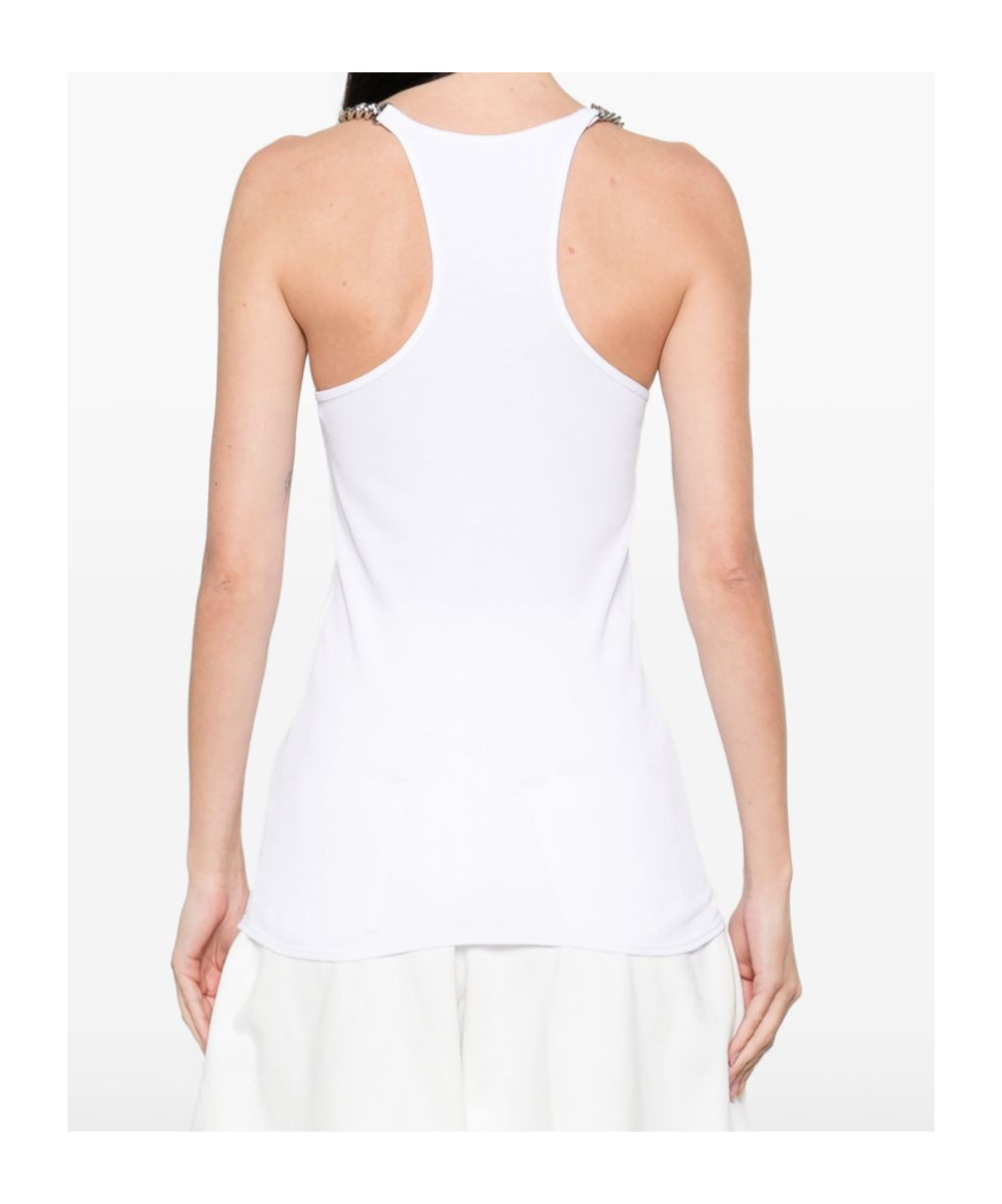Stella Mccartney Ribbed Vest In White