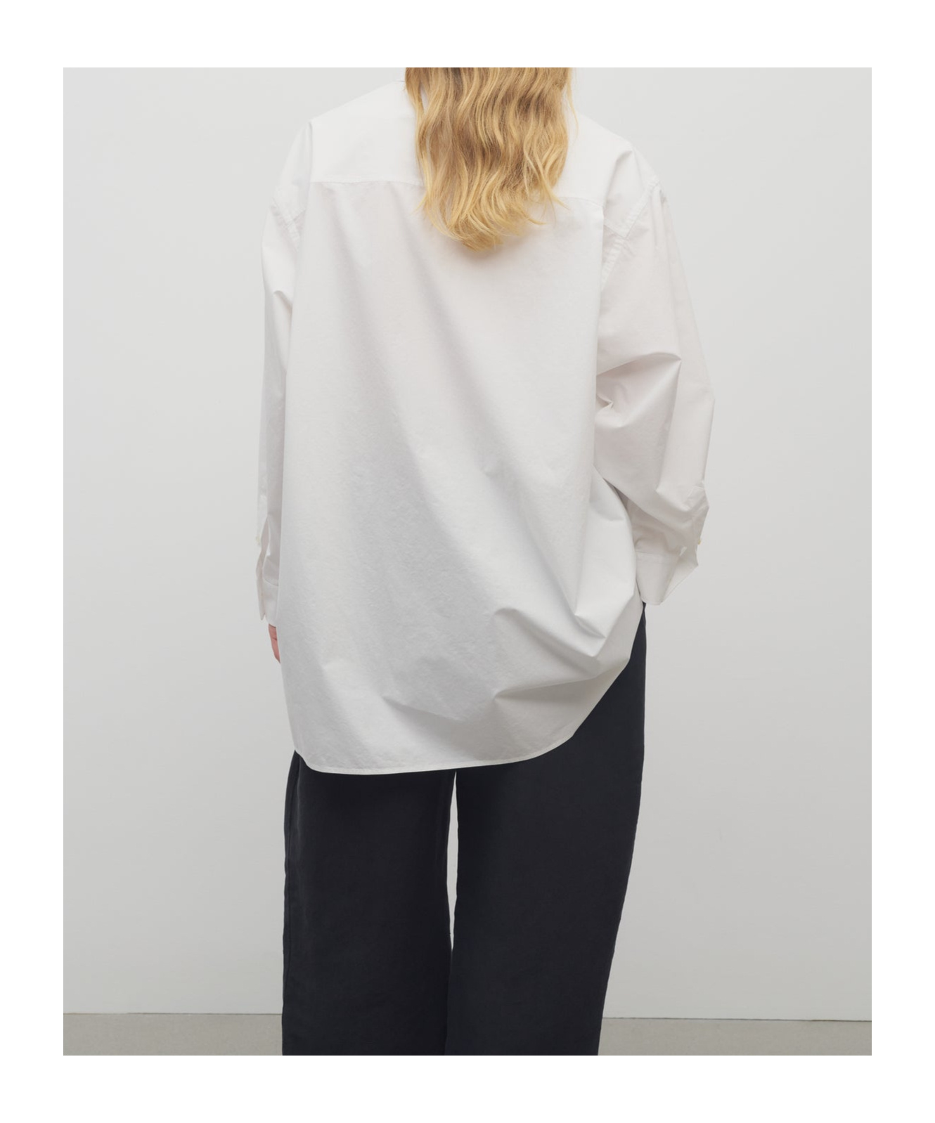 The Row Oversized Button-up Shirt In White