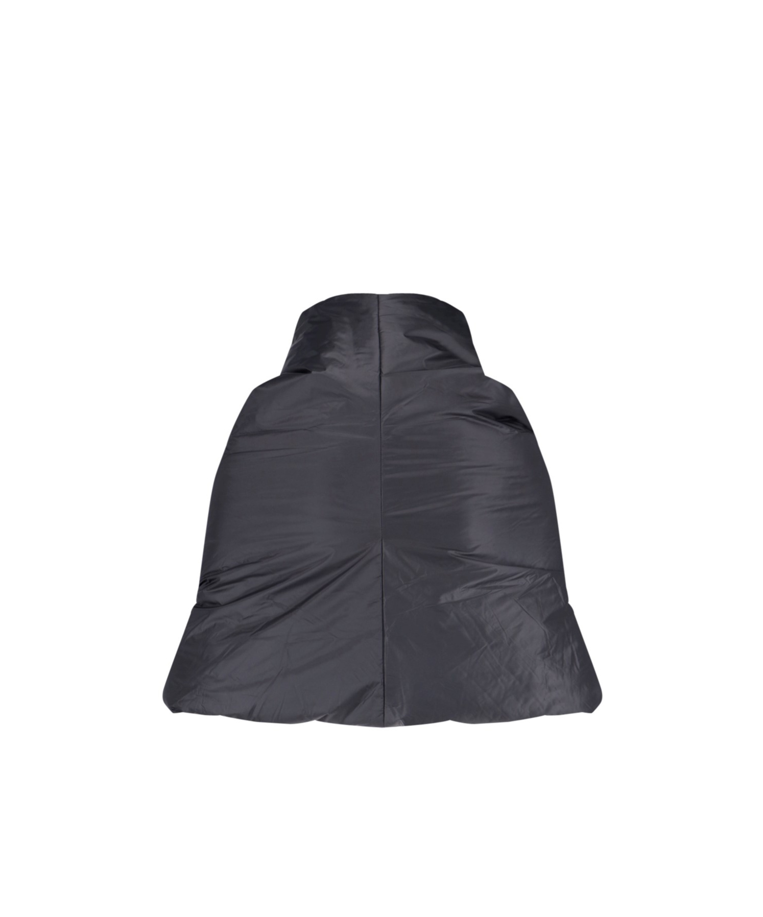 Rick Owens High-necked Shawl In Black