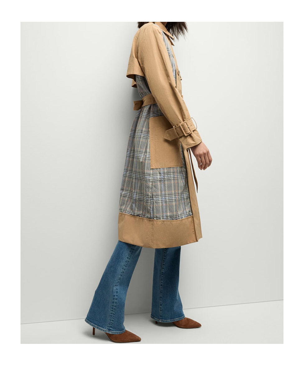 Veronica Beard Long-sleeved Windbreaker In Nude