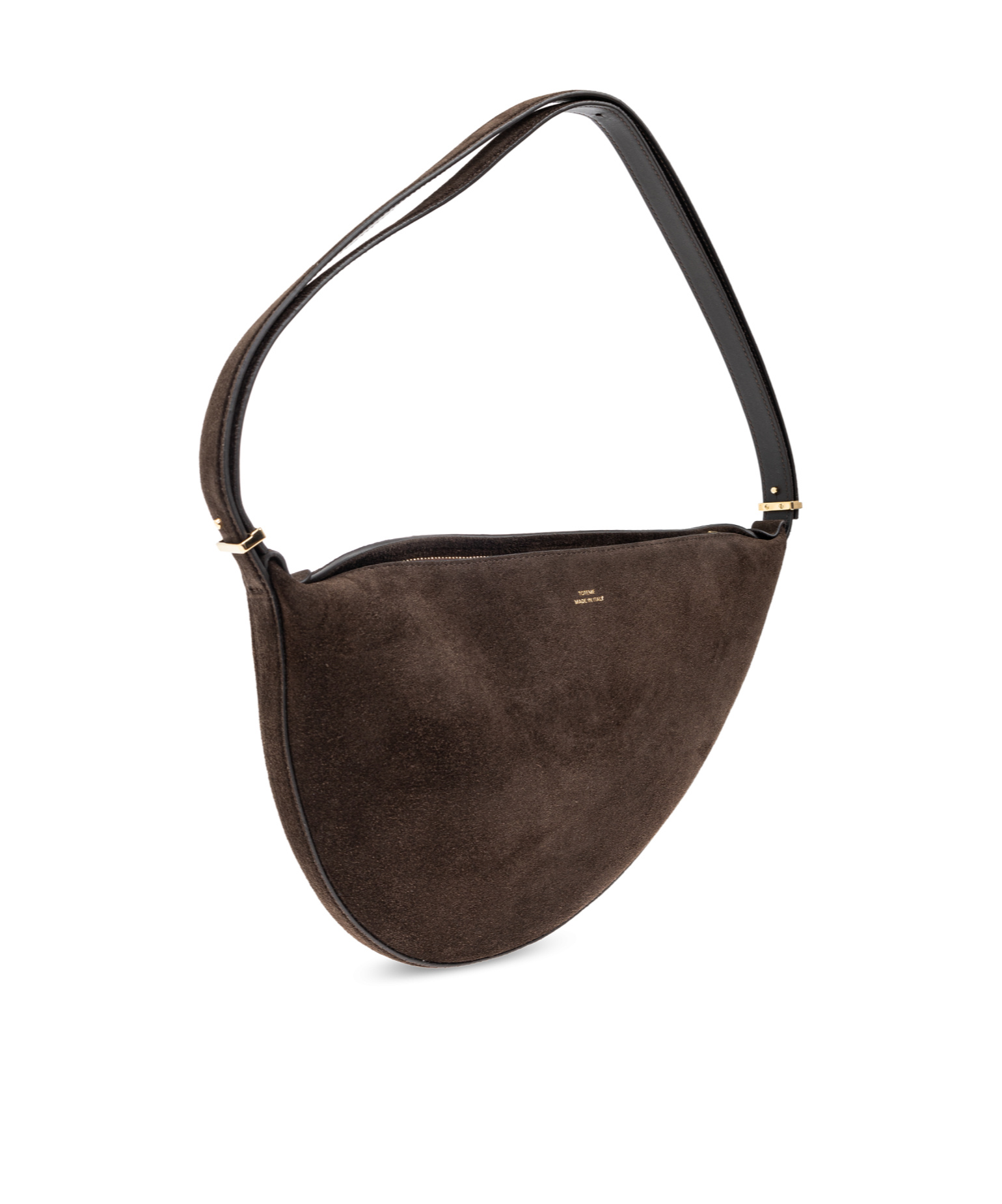 Totême Zippered Shoulder Bag In Black