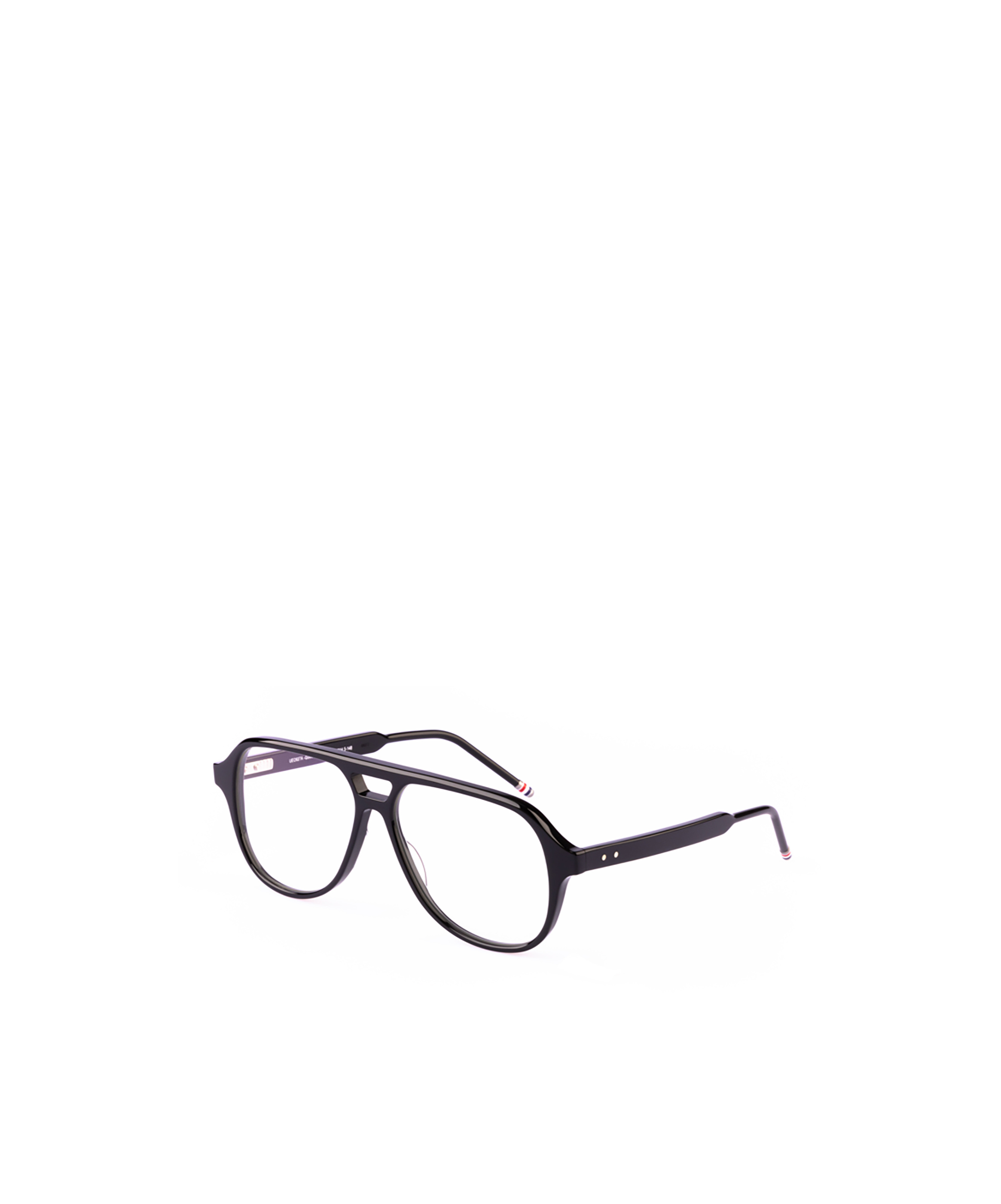 Thom Browne Full Frame Plain Mirror In Black