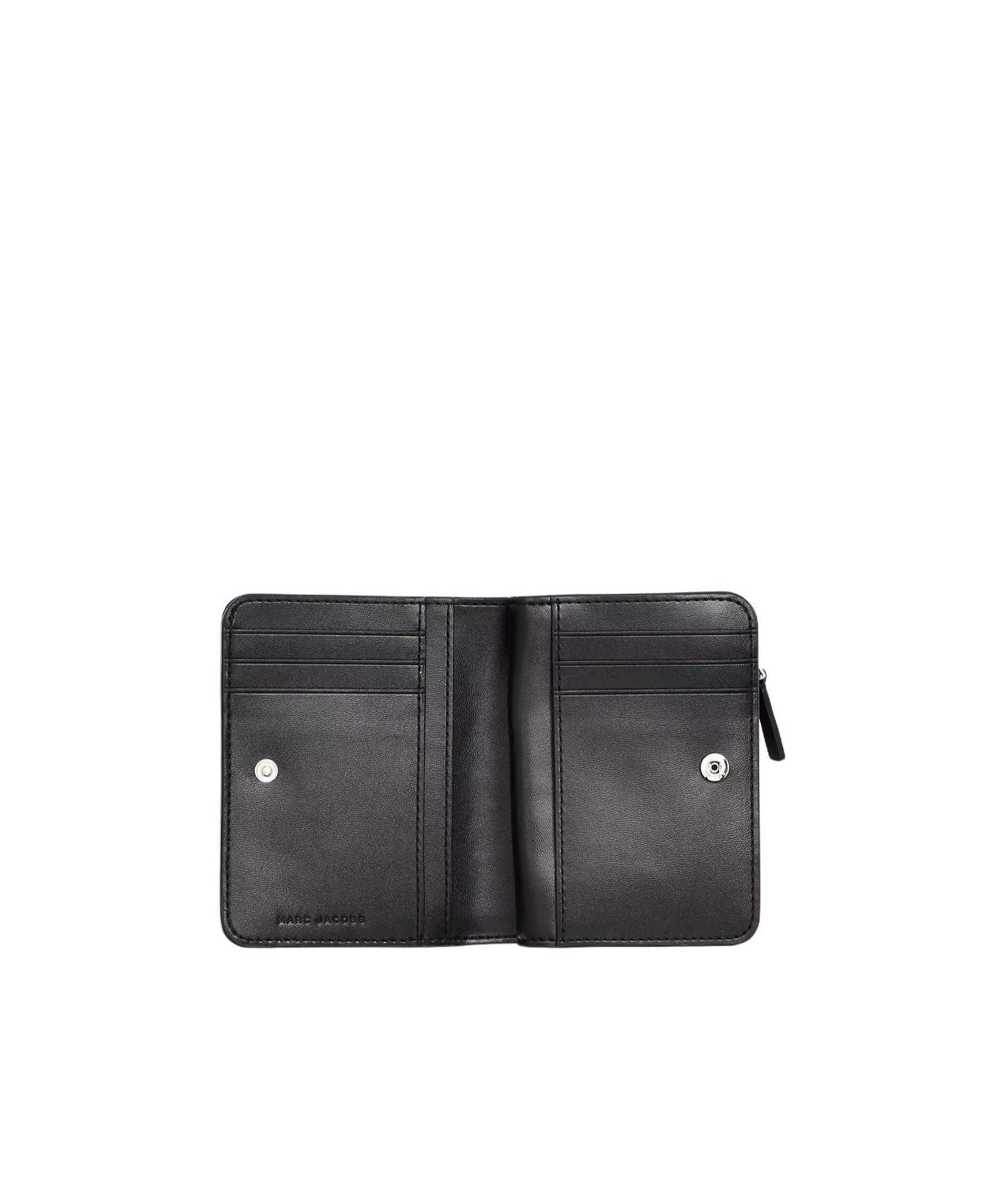 Marc Jacobs Black Leather Mini The Utility Snapshot Dtm Wallet In Black