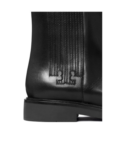 Tory Burch Flat Ankle Boots  Woman Color Black In Black