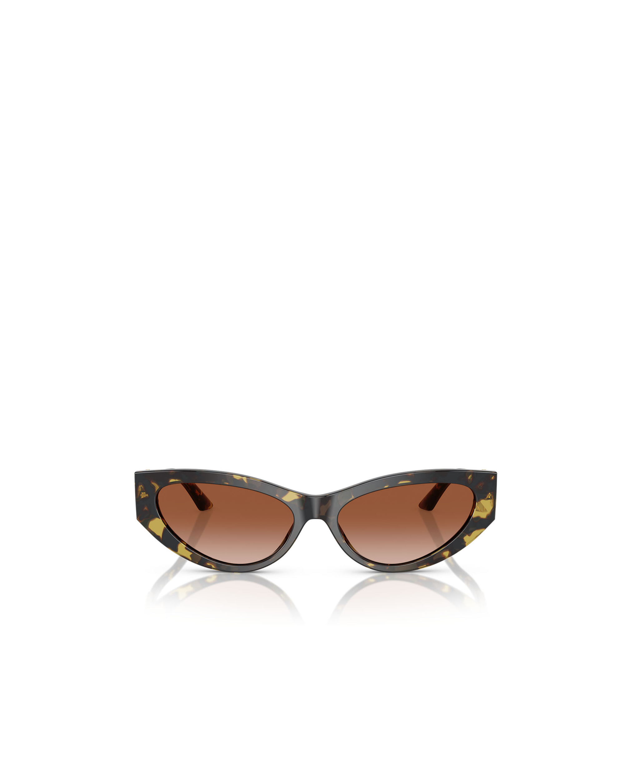 Versace Greca Strass Cat-eye Sunglasses In Brown