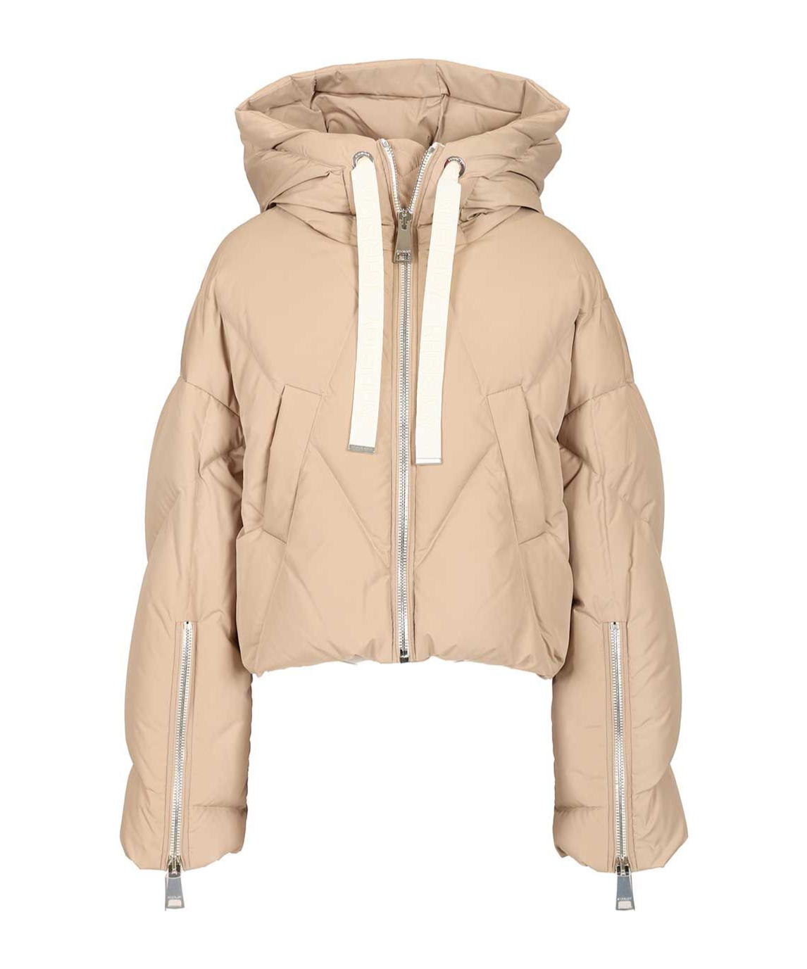 Khrisjoy Long-sleeved Down Jacket In Brown