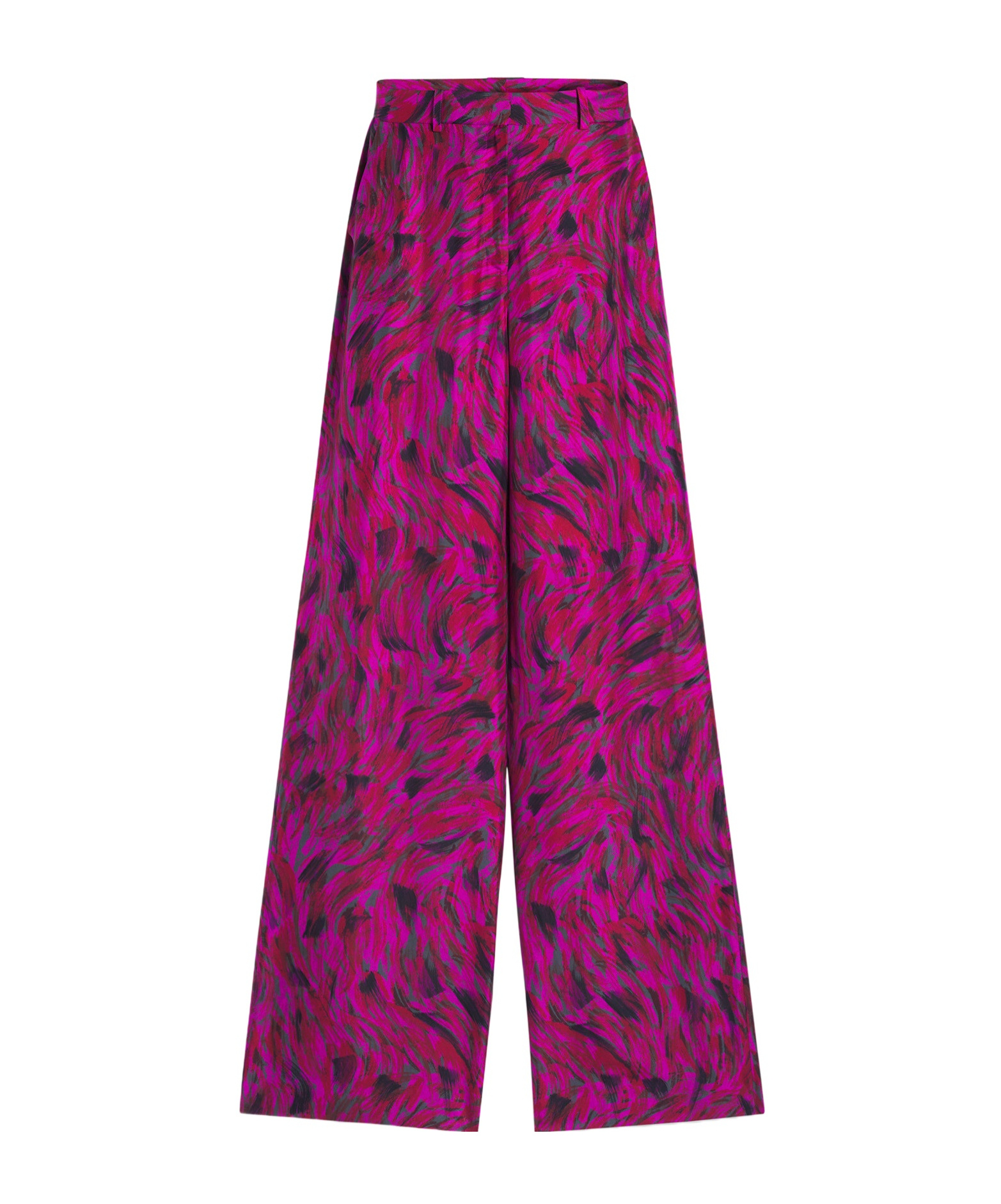 LANVIN LANVIN PRINTED WIDE LEG PANTS 