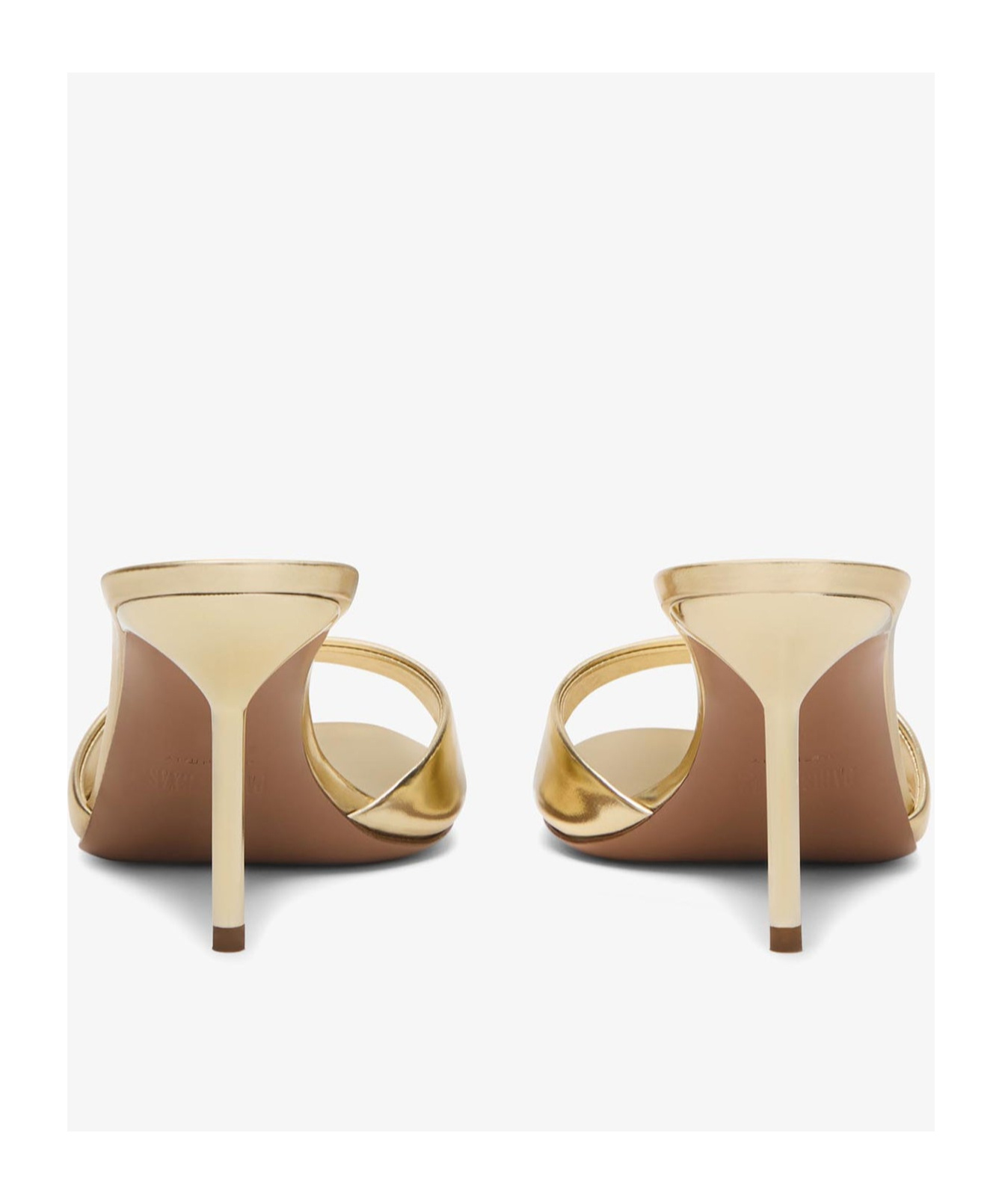 Paris Texas Lidia Patent Leather Sandals In Nude