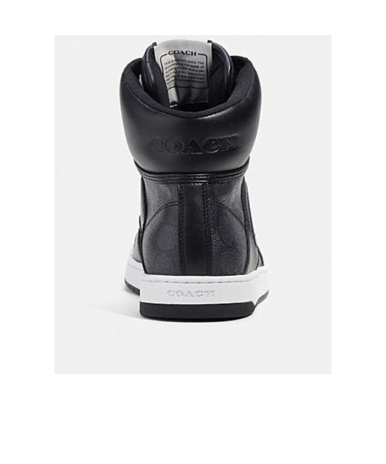 Coach Lace-up High-top Sneakers In Black