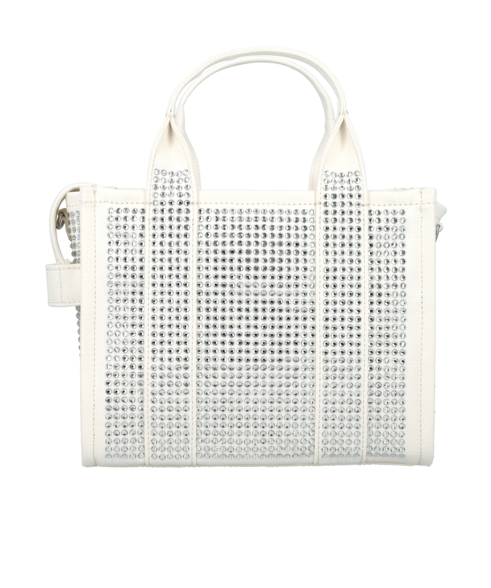 Marc Jacobs Women's The Crystal Canvas Small Tote Bag In White