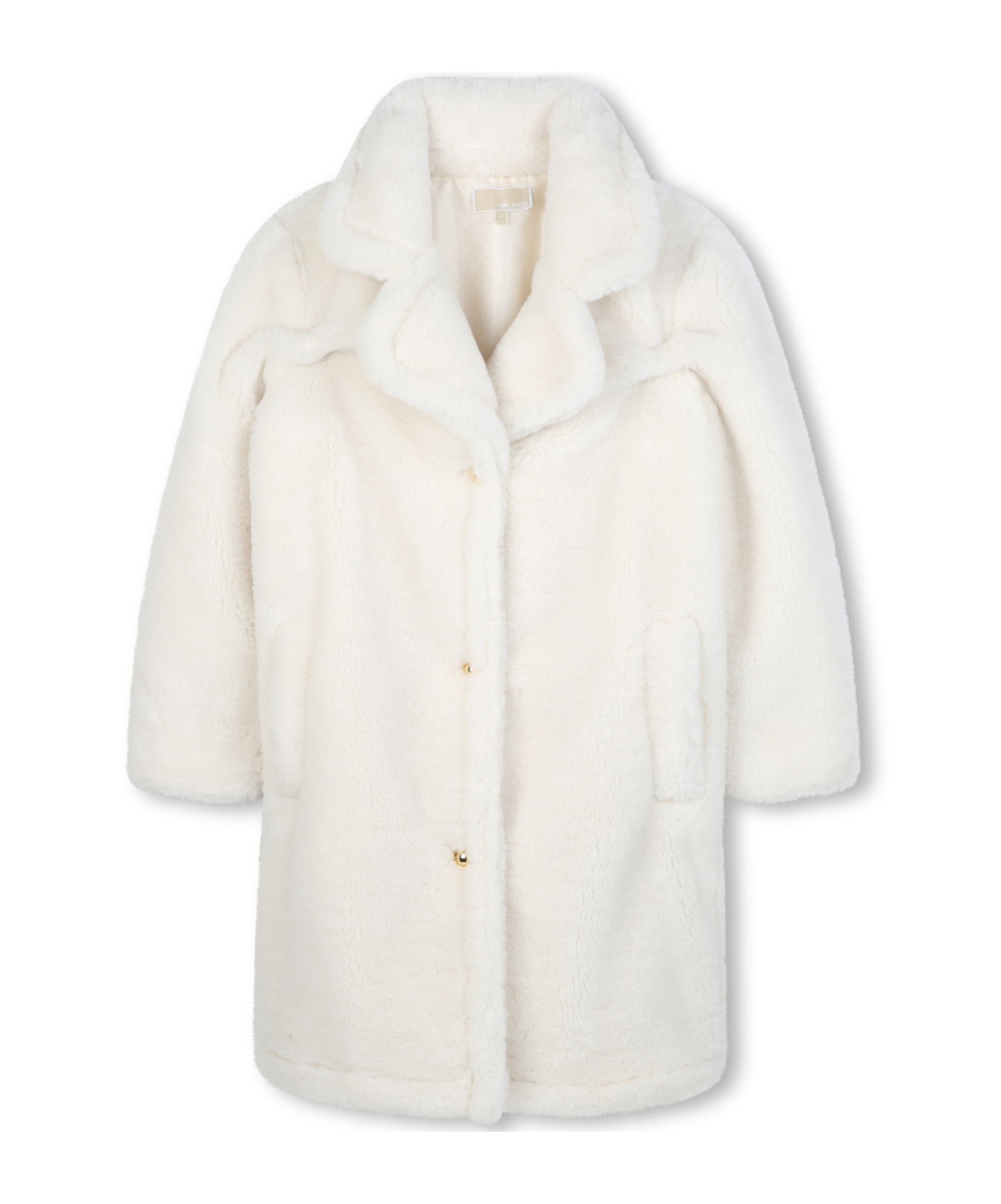 Michael Kors Faux-fur Coat In White