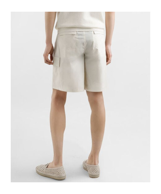 Dolce & Gabbana Cargo Shorts In White