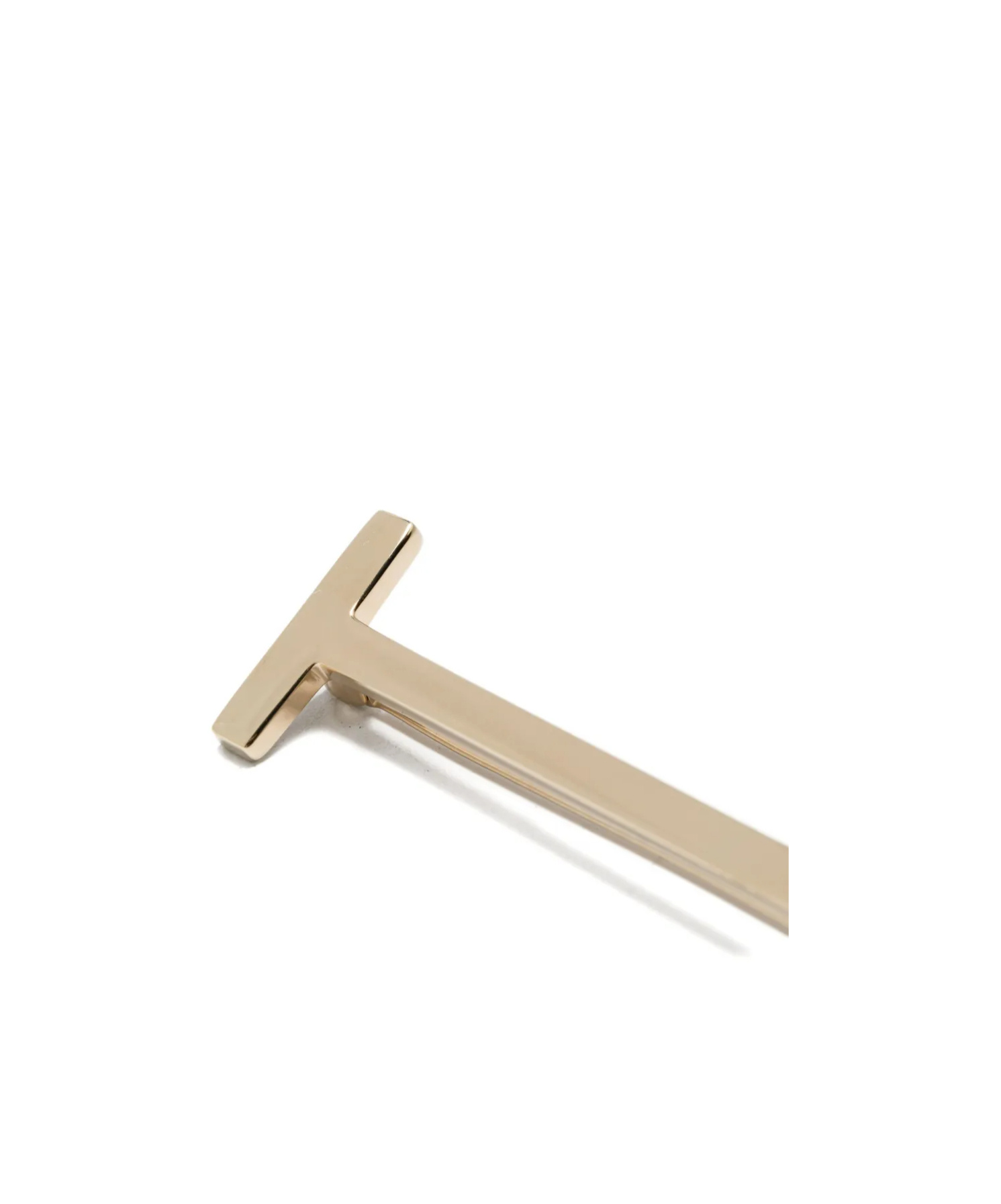 Tom Ford T-shaped Brooch In Gold
