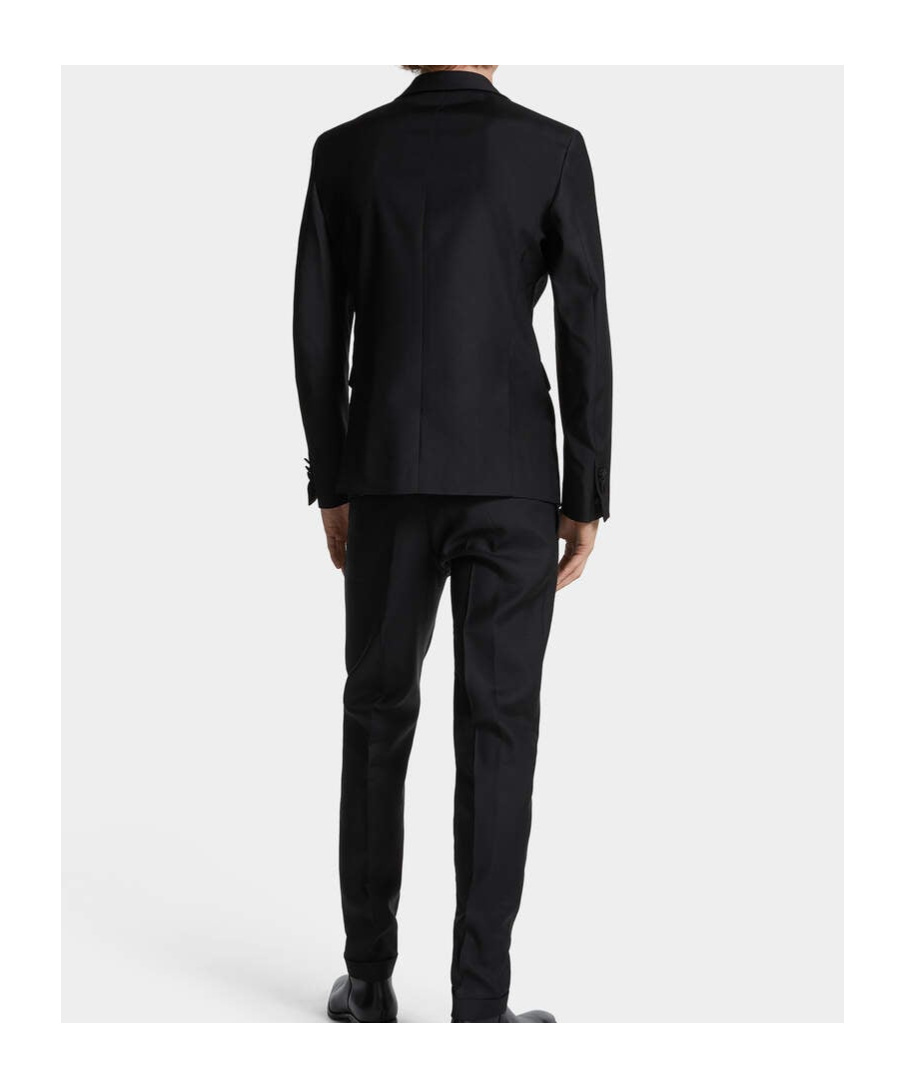 Dsquared2 Long-sleeved Suit Coat In Black