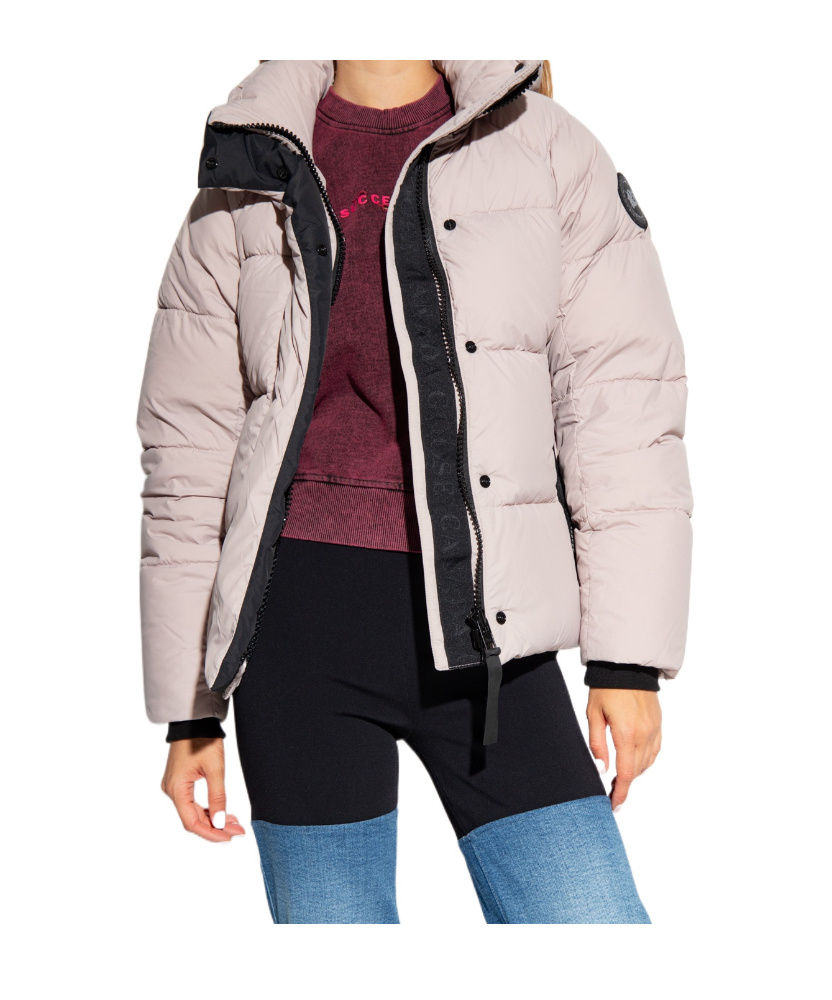Canada Goose Hooded Quilted Down Jacket In Pink