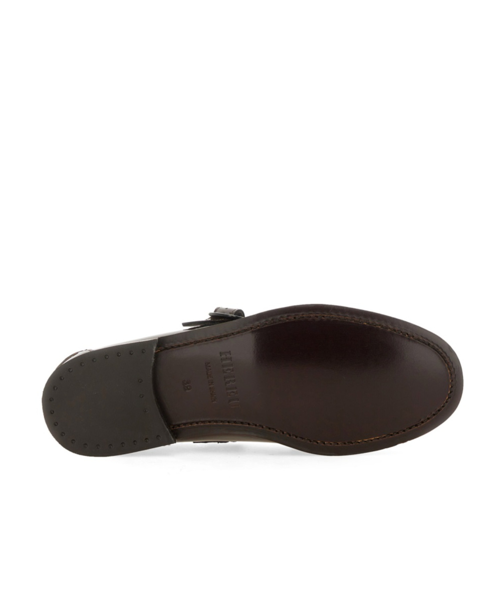 Hereu Women's Alber Moccasin T-bar Loafer In Black