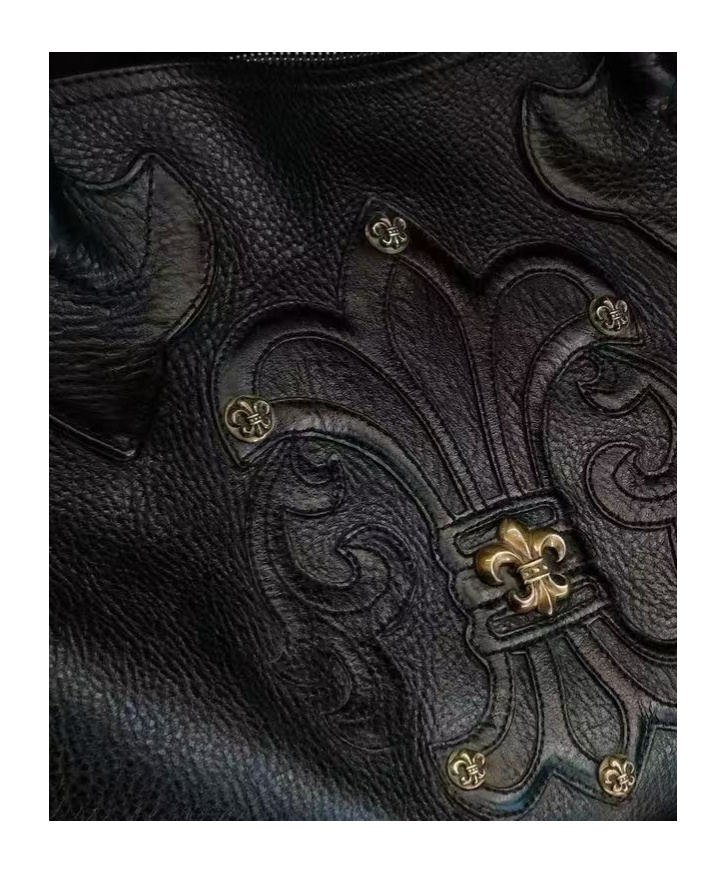 Chrome Hearts Double Handle Tote Bag In Black