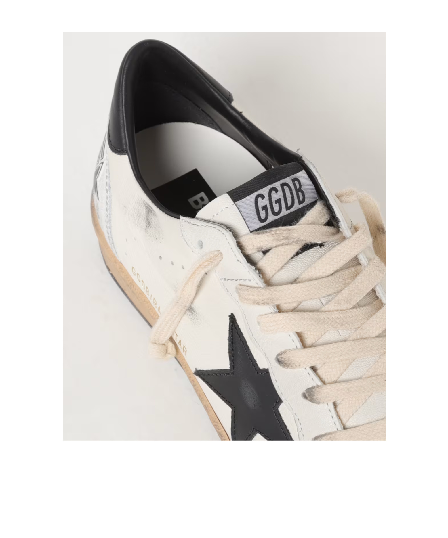 GOLDEN GOOSE BALL-STAR LACE-UP LOW-CUT SNEAKERS