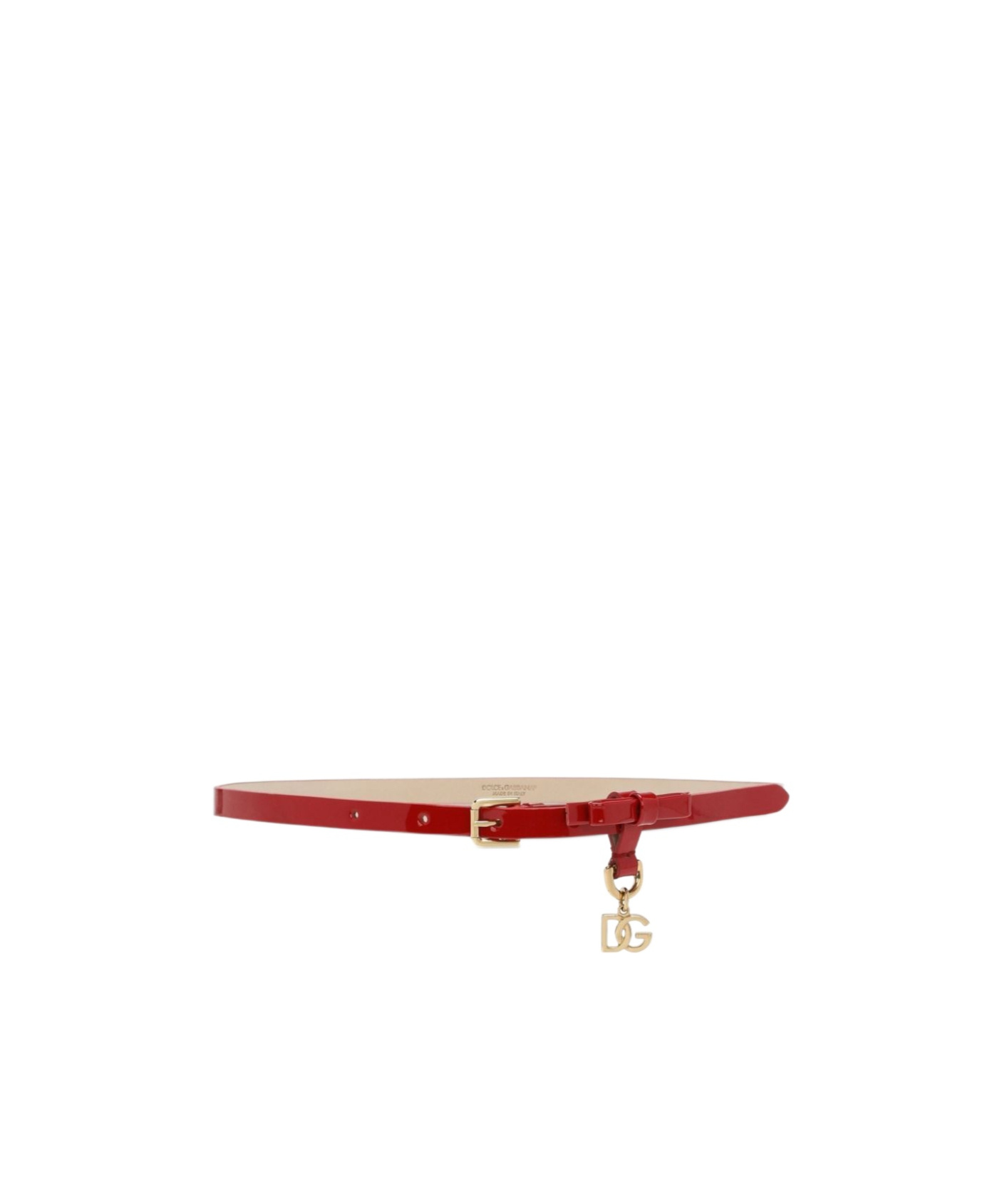 Dolce & Gabbana Kids' Buckle Belt In Red