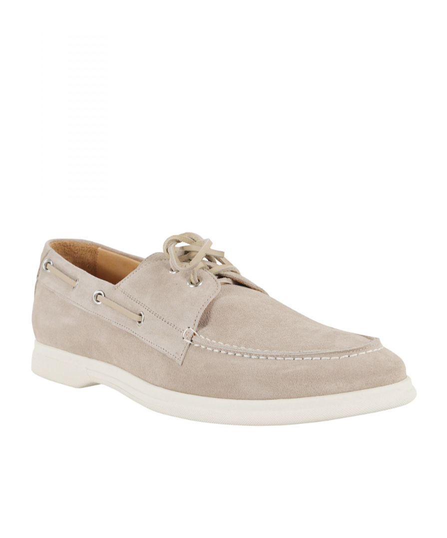 Tagliatore Scarpa Da Barca Suede In Brown