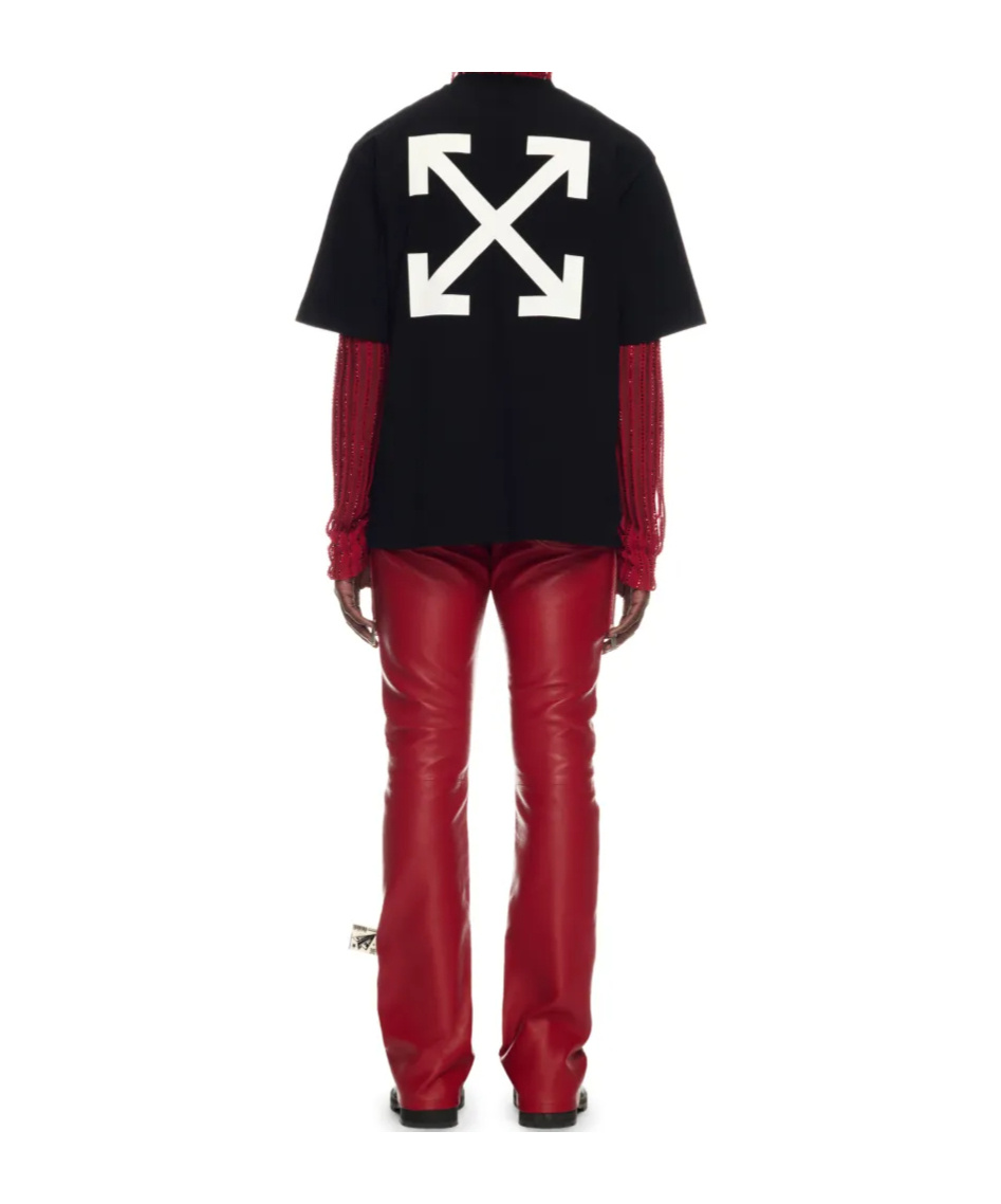 Off-white Short-sleeved T-shirt In Black