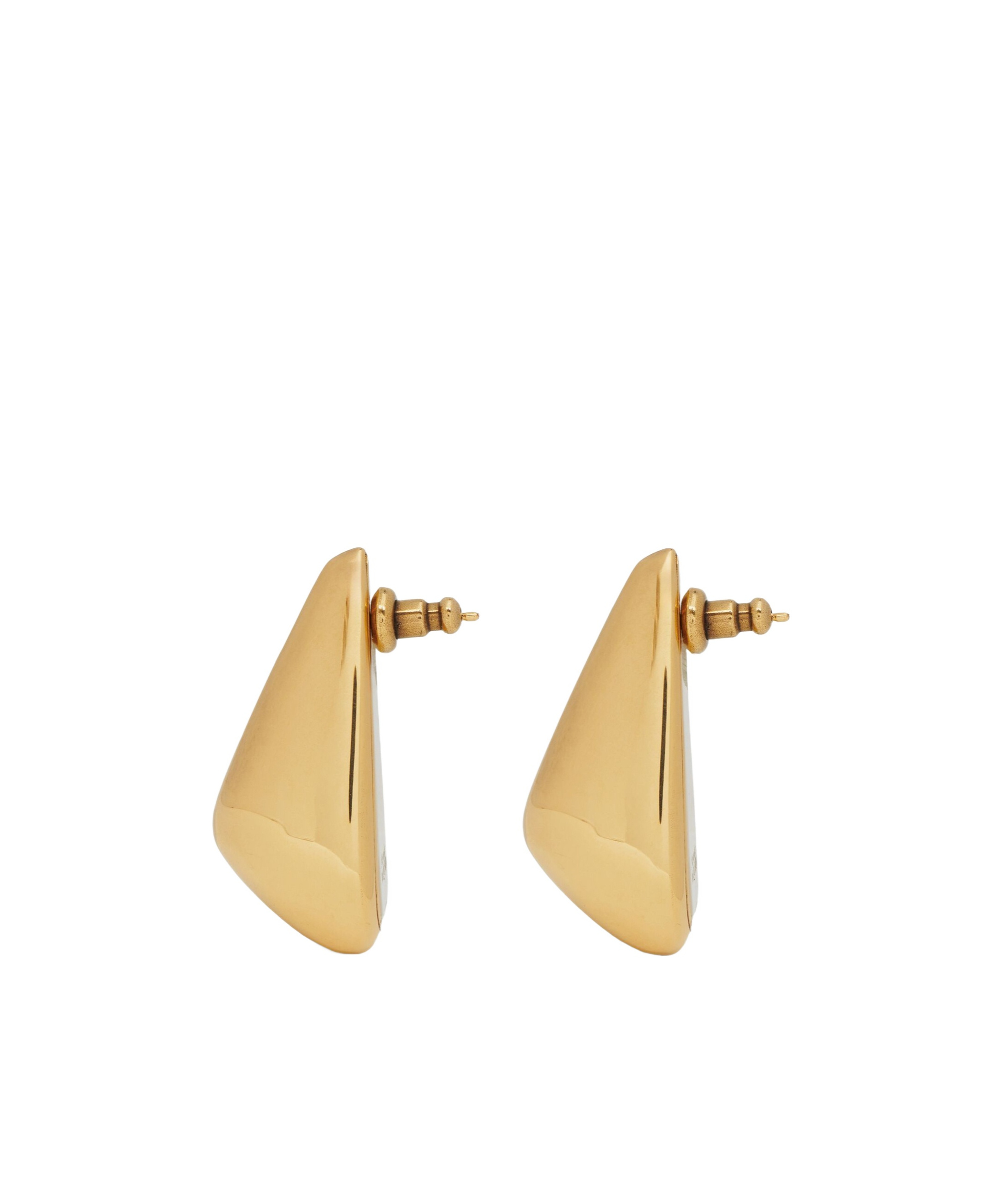 Alexander Mcqueen Thorn Claw Earrings In Yellow