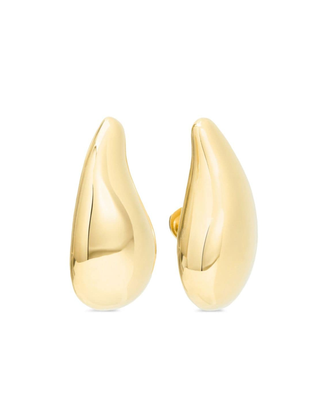 Shop Courrèges Drop Clip-on Earrings In Yellow