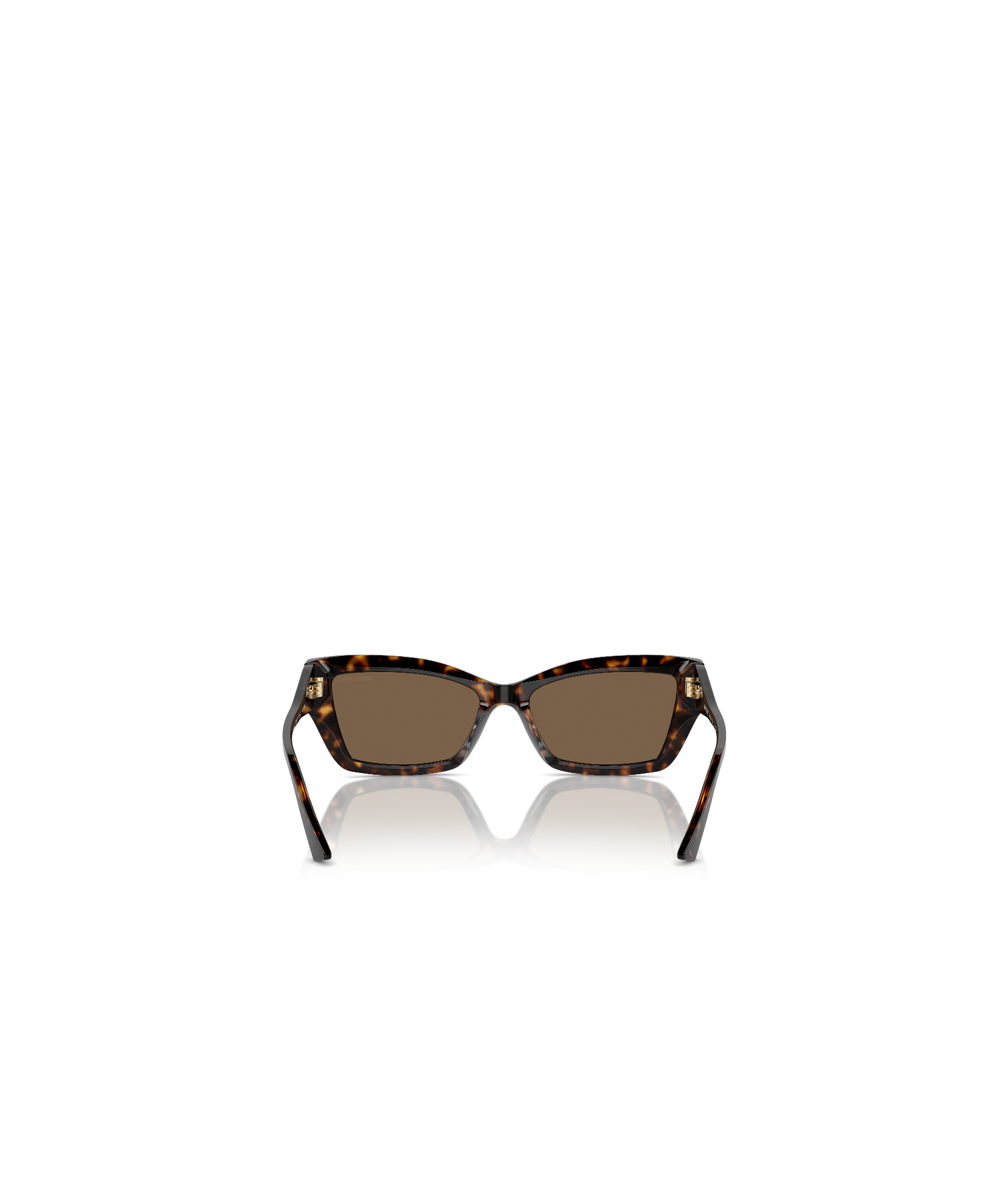 Jimmy Choo Eyewear Rectangle Frame Sunglasses In Brown