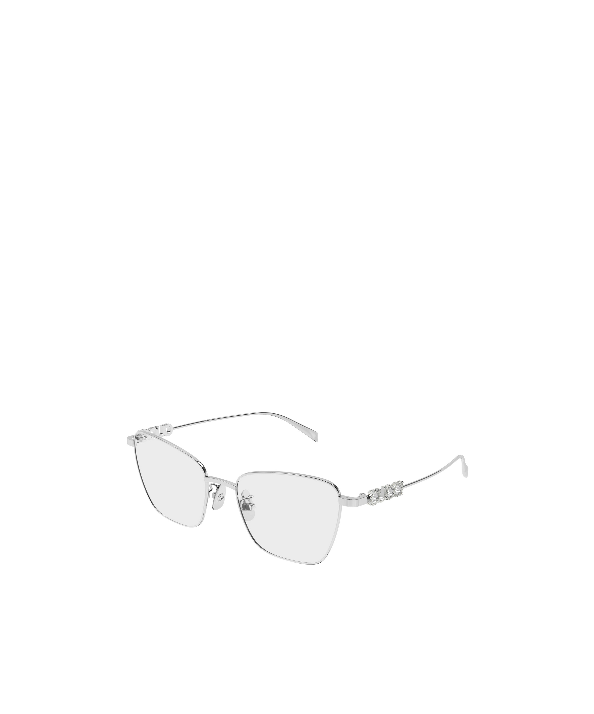Gucci Geometrically Framed Flat Mirror In White