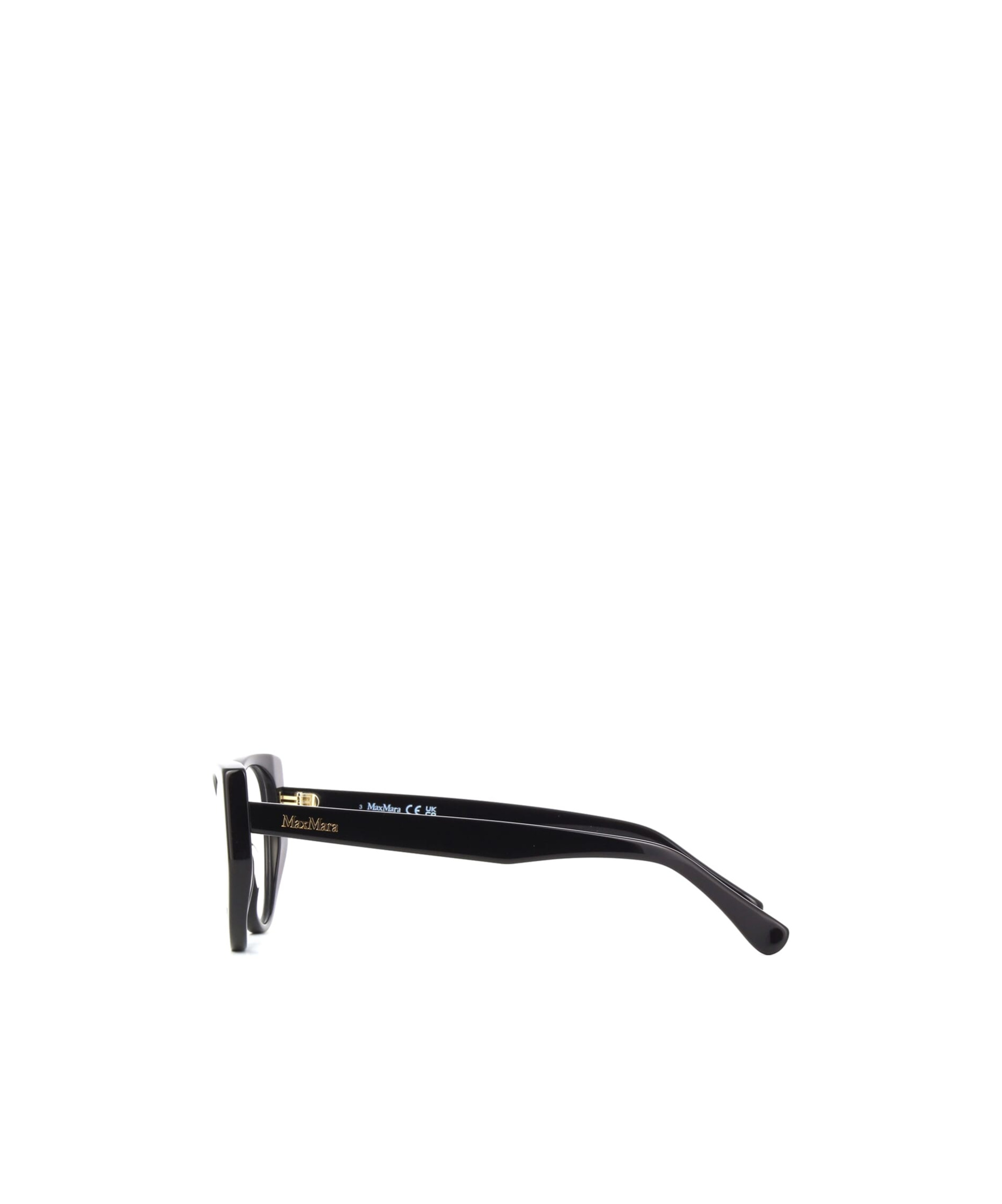 Max Mara Logo Flat Mirror In Black