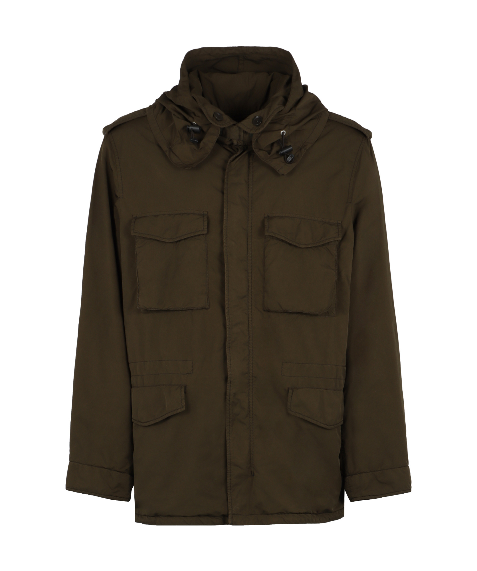 Aspesi Long-sleeved Casual Jacket In Black